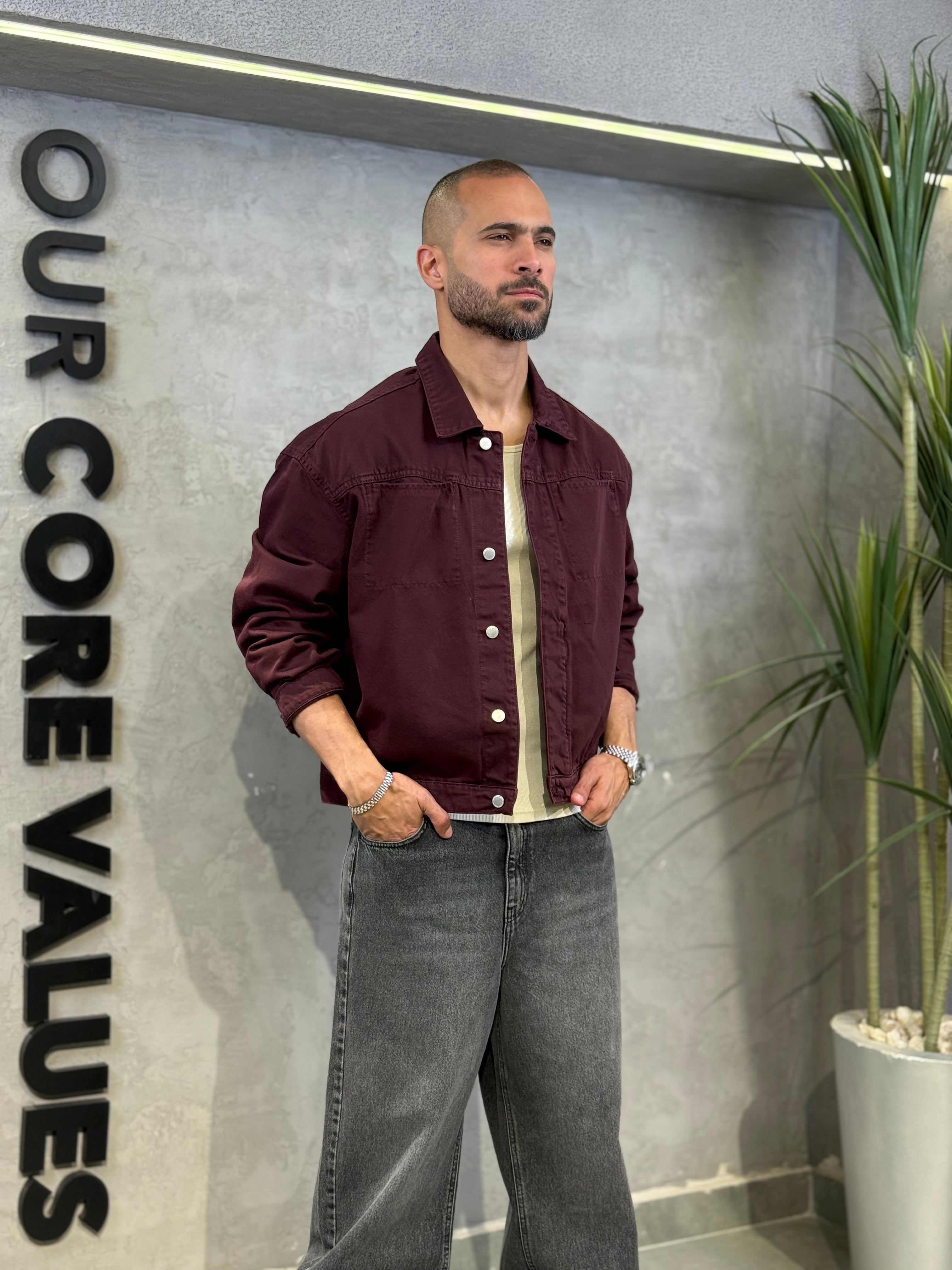 Basic Oxid Denim Shirt With Two Pockets/3477