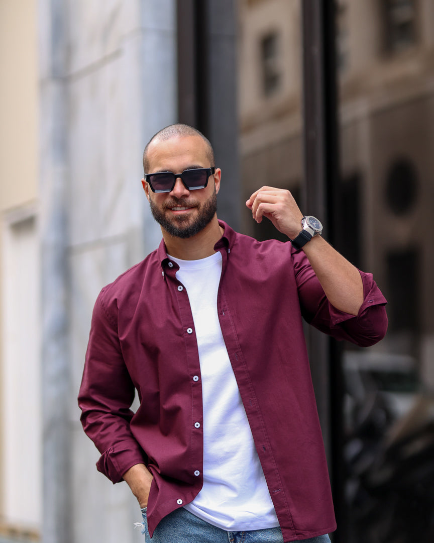 Basic oxford shirt Long sleeve/2330