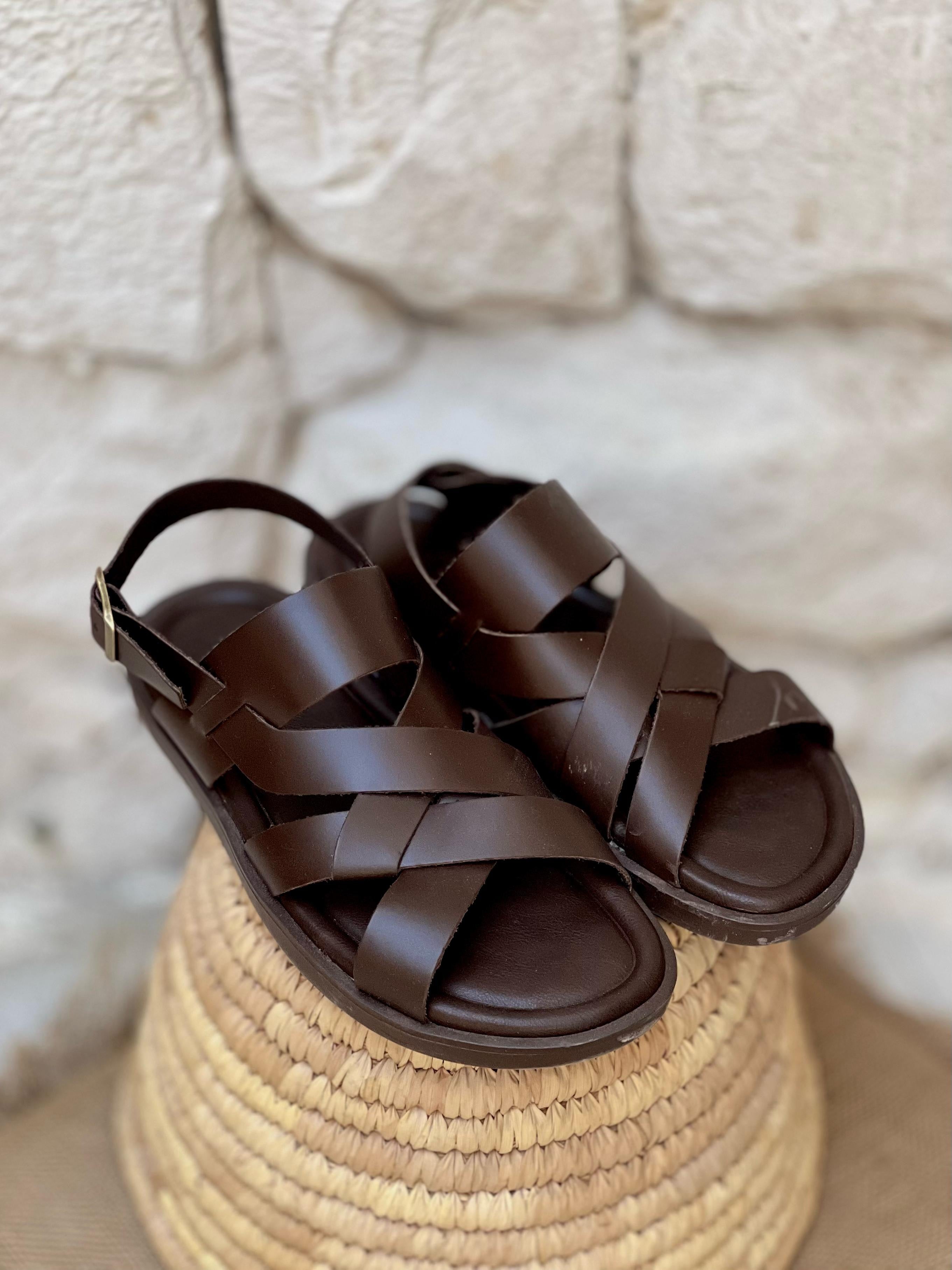 Basic Leather Sandal/5601