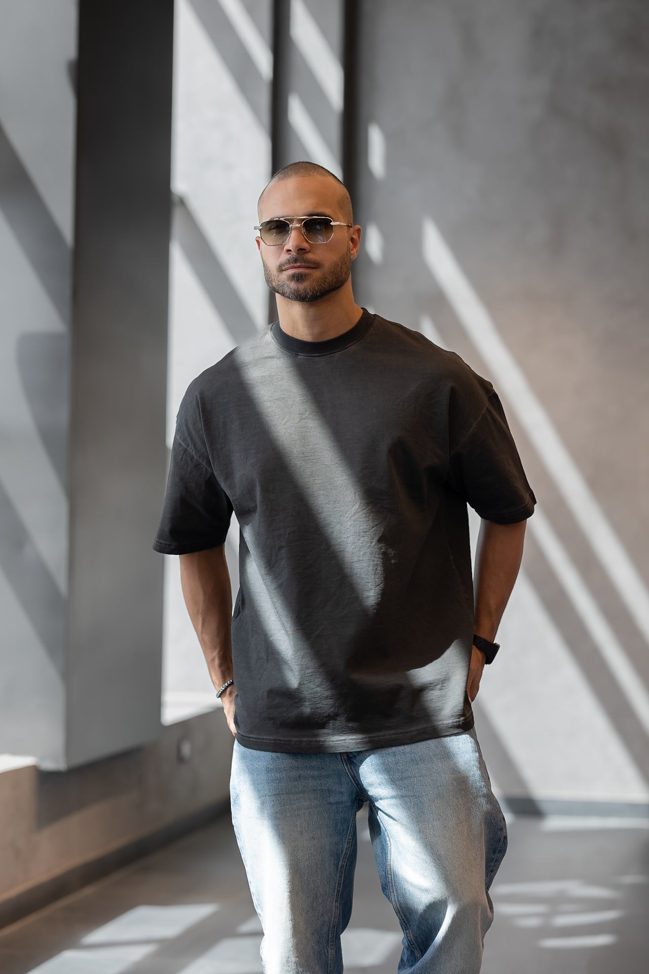 Basic Relaxed Fit Acid T-shirt/3322