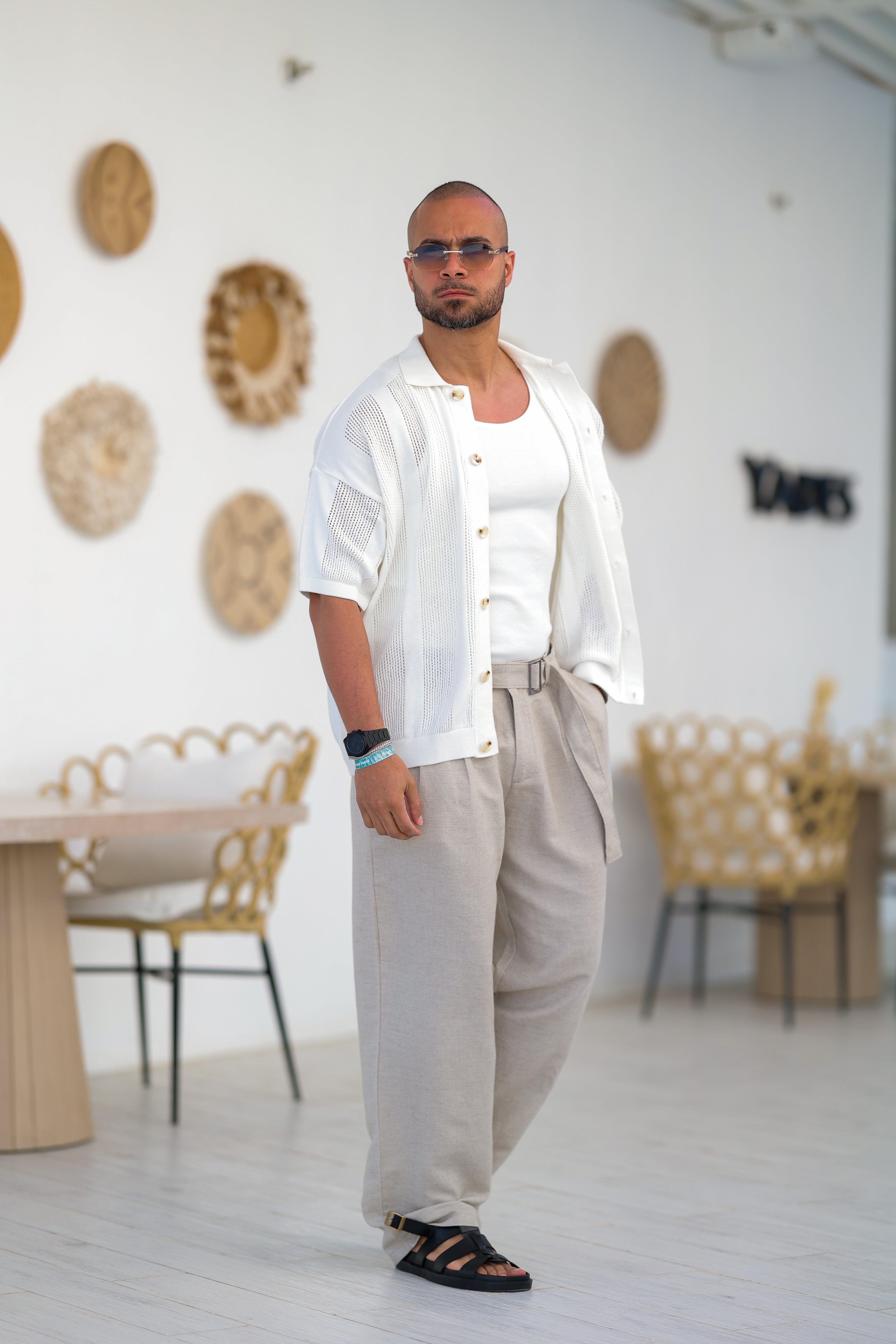 Basic Knitwear Polo Shirt/5003