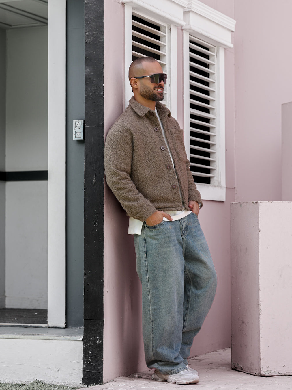 Basic Boxfit Wool Jacket With Pocket/3474