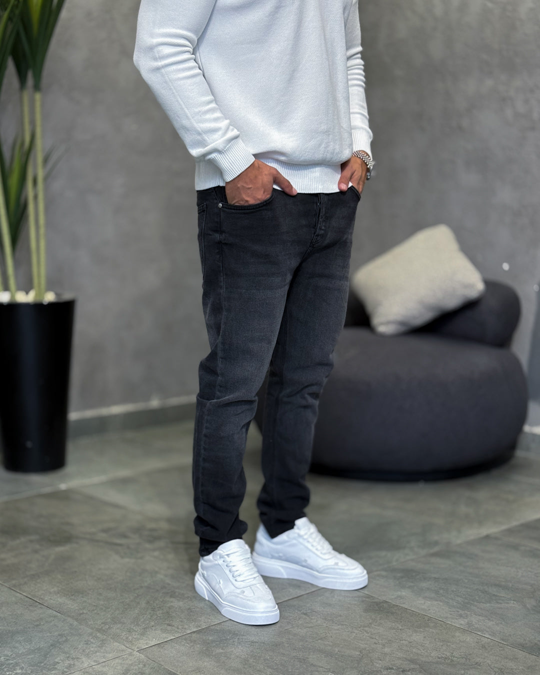 Basic Slim Fit Jeans/9012