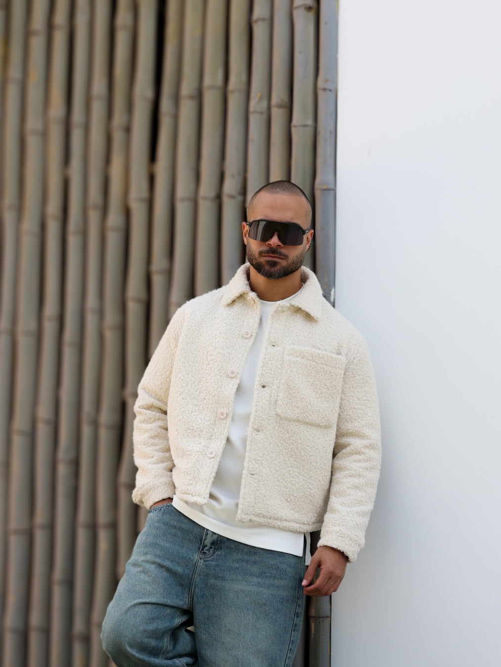 Basic Boxfit Wool Jacket With Pocket/3474