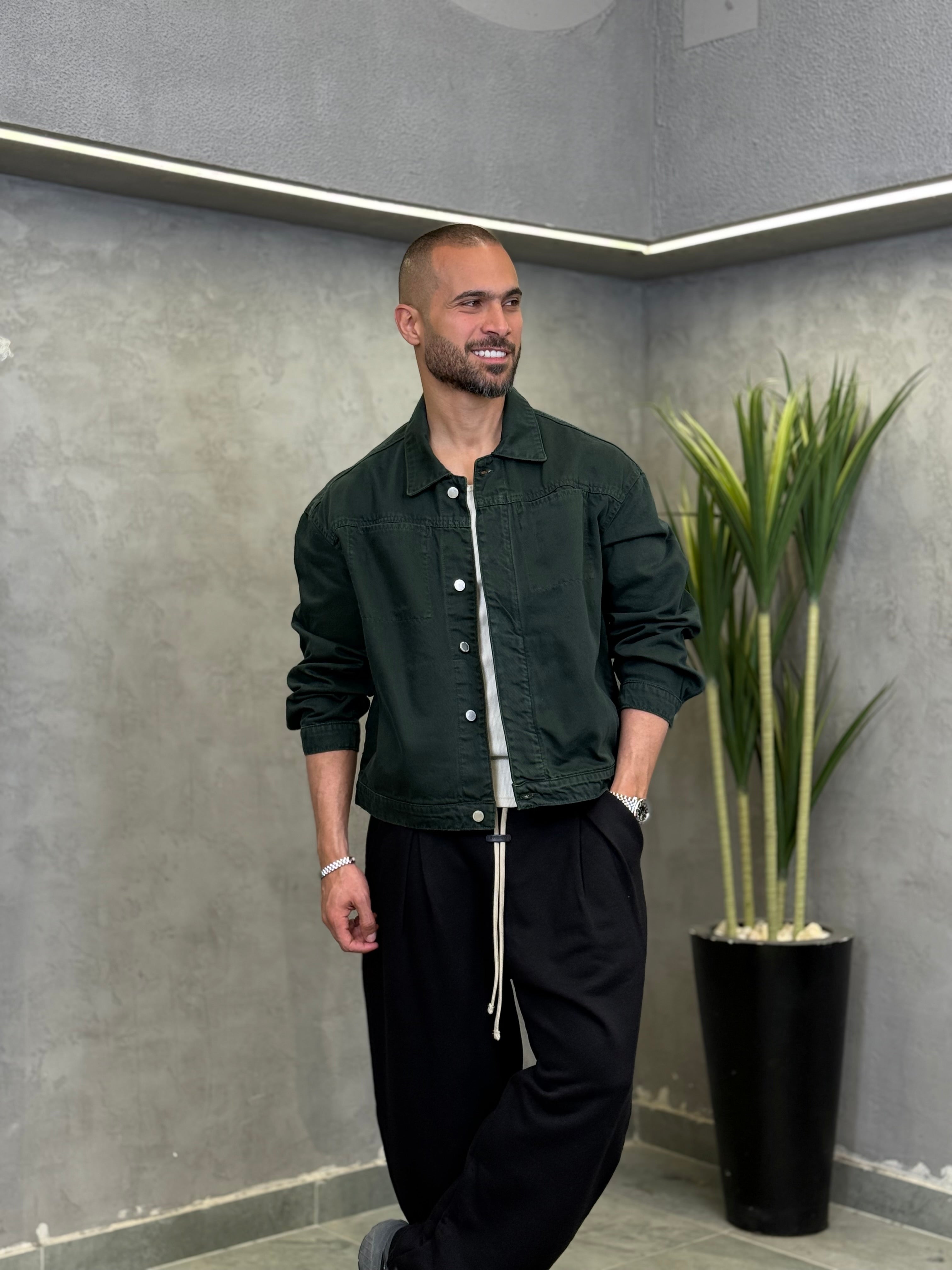 Basic Oxid Denim Shirt With Two Pockets/3477