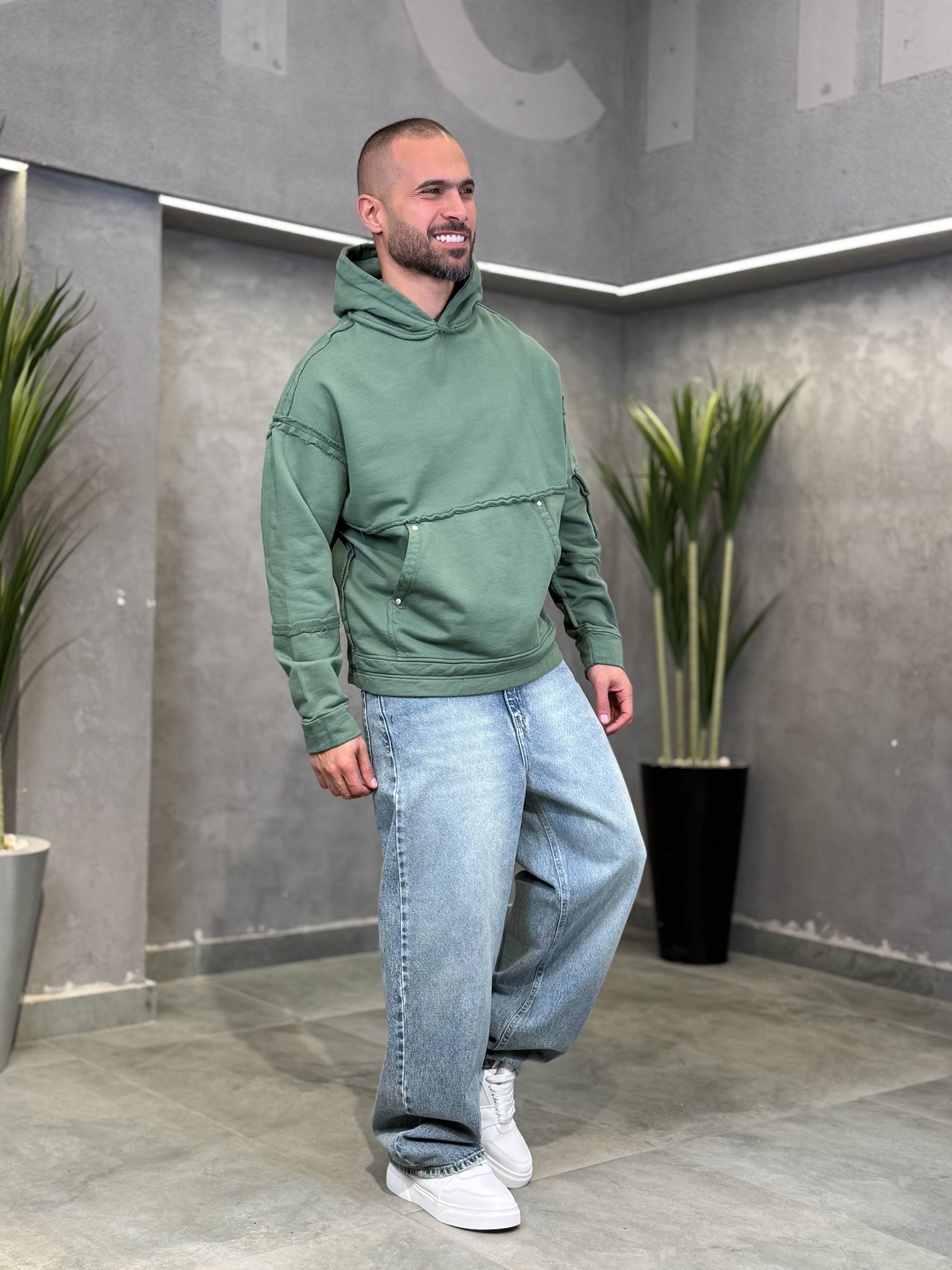 Oversized Basic Hoodie/4566