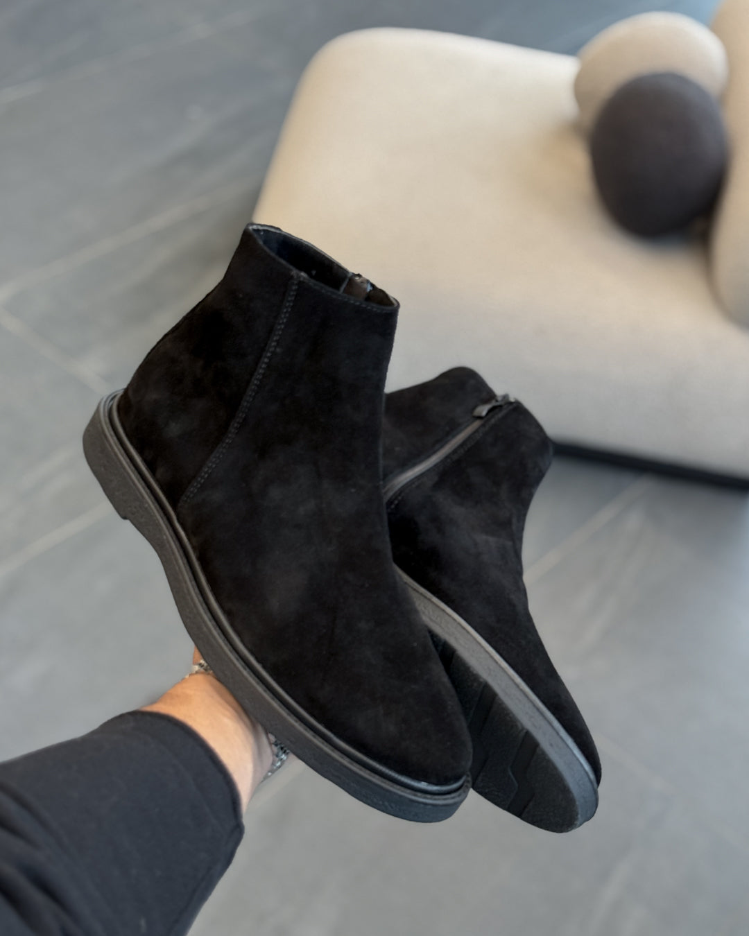 Basic Scorp Half Boot With Zipper/5449