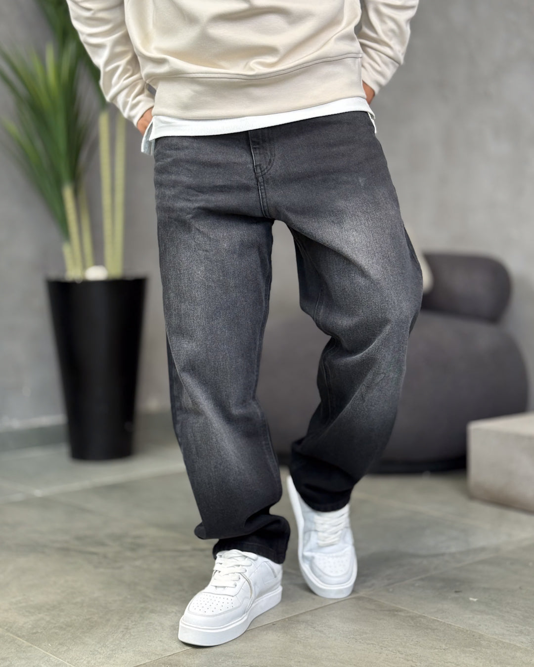 Basic Wide Leg Denim/9013