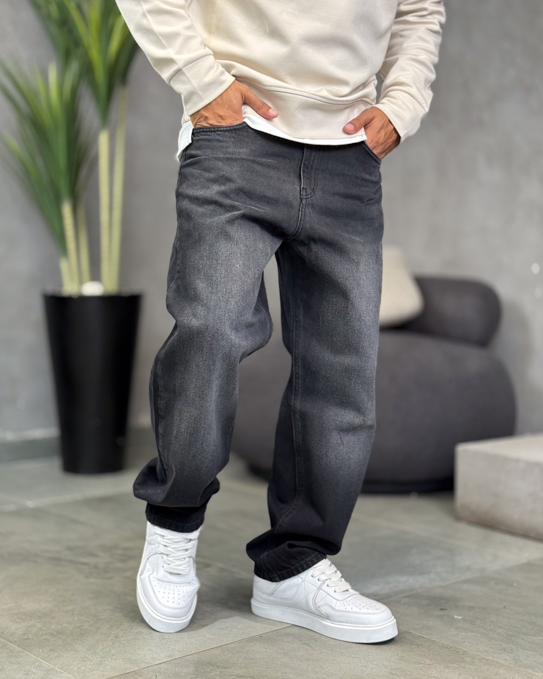 Basic Wide Leg Denim/9013