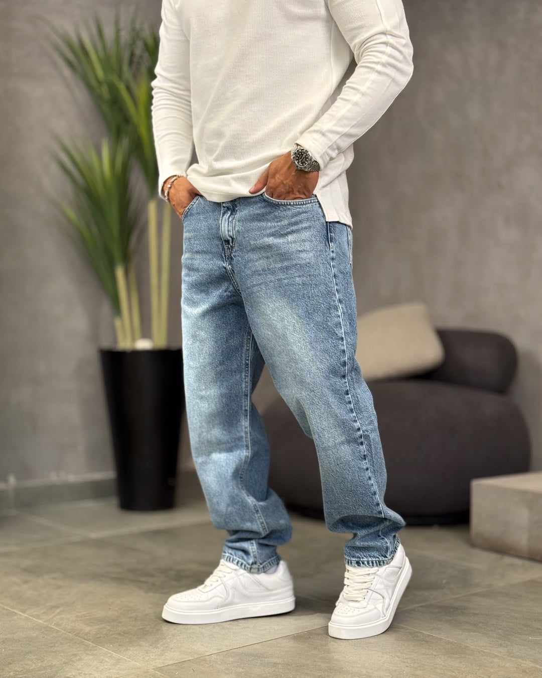 Basic Wide Leg Denim/9013