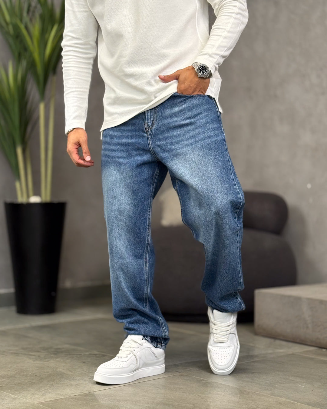 Basic Wide Leg Denim/9013