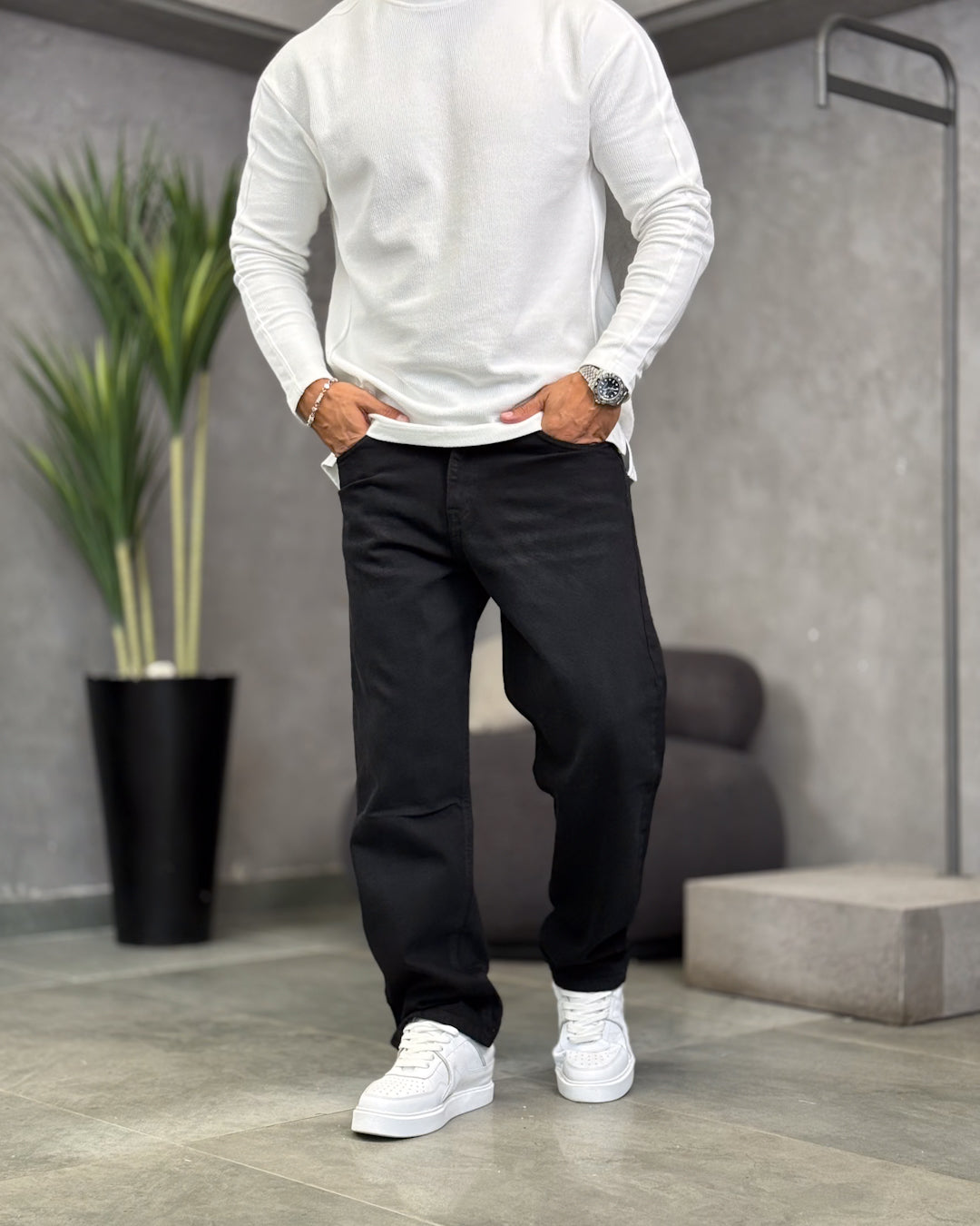 Basic Wide Leg Denim/9013