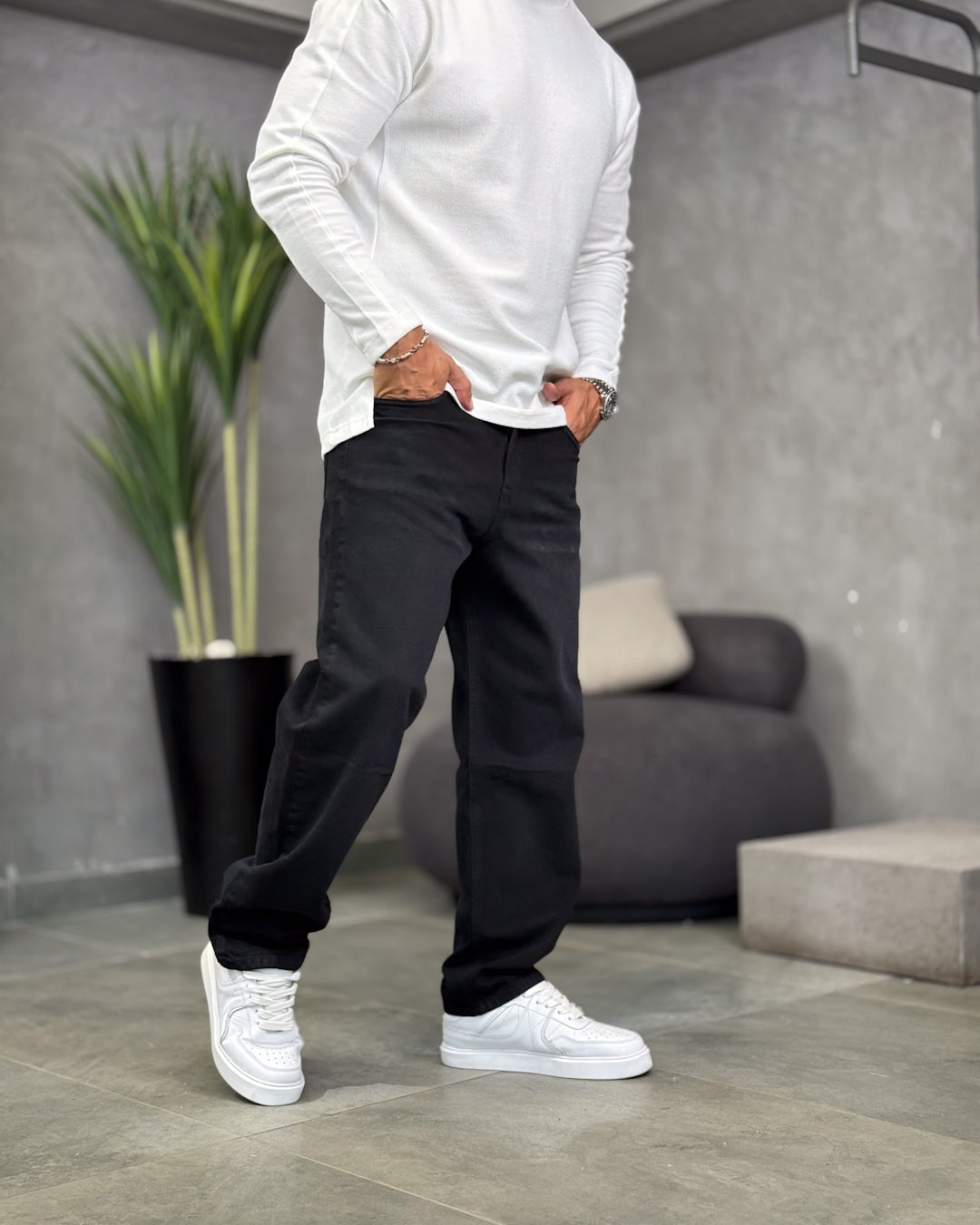 Basic Wide Leg Denim/9013