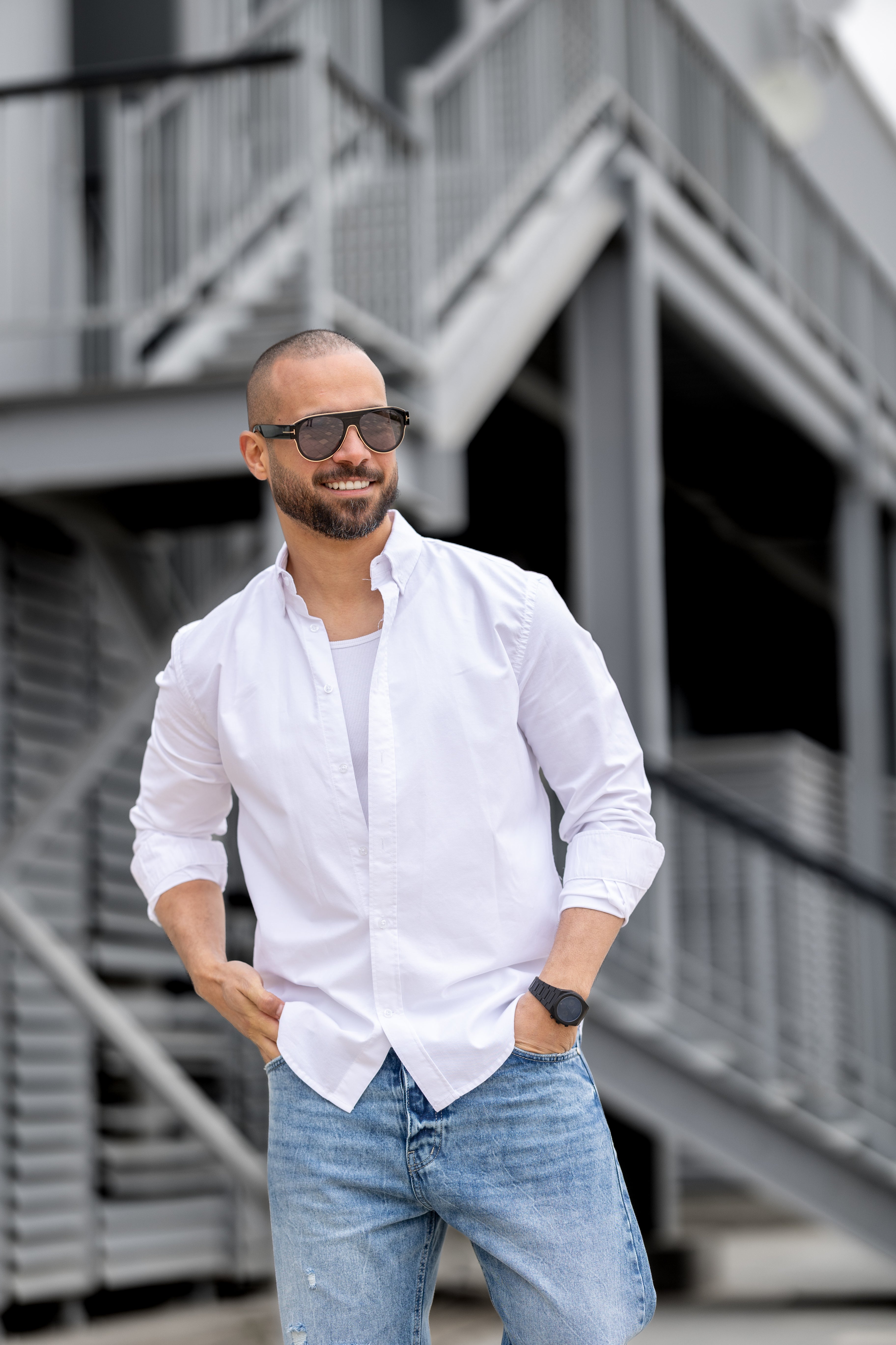 Basic oxford shirt Long sleeve/2330