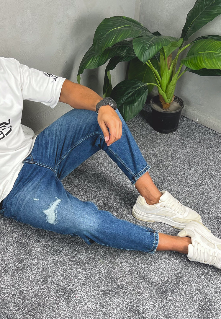 Cutting Boyfriend Jeans/1253