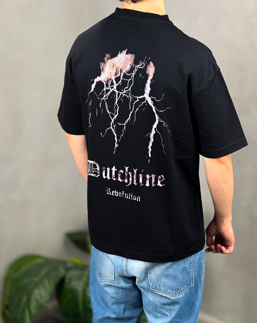 Relaxed Fit T-shirt With Printed Thunder/3304