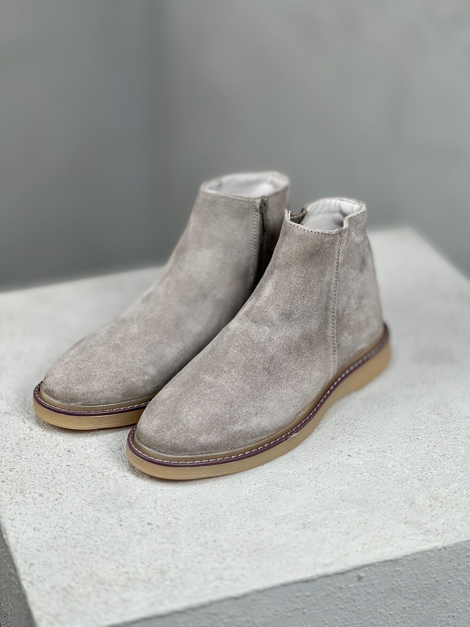 Basic Scorp Half Boot With Zipper/5449