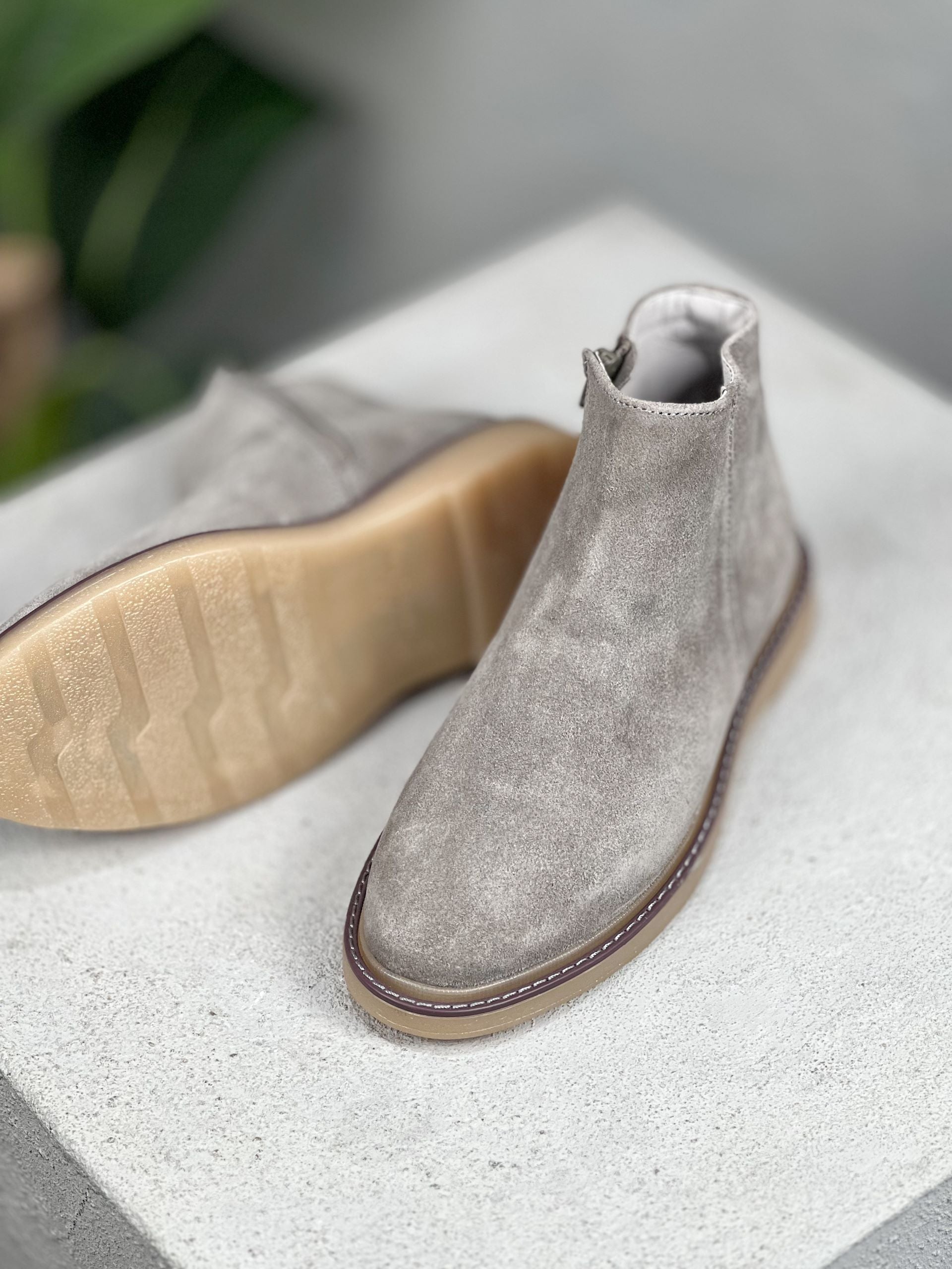 Basic Scorp Half Boot With Zipper/5449