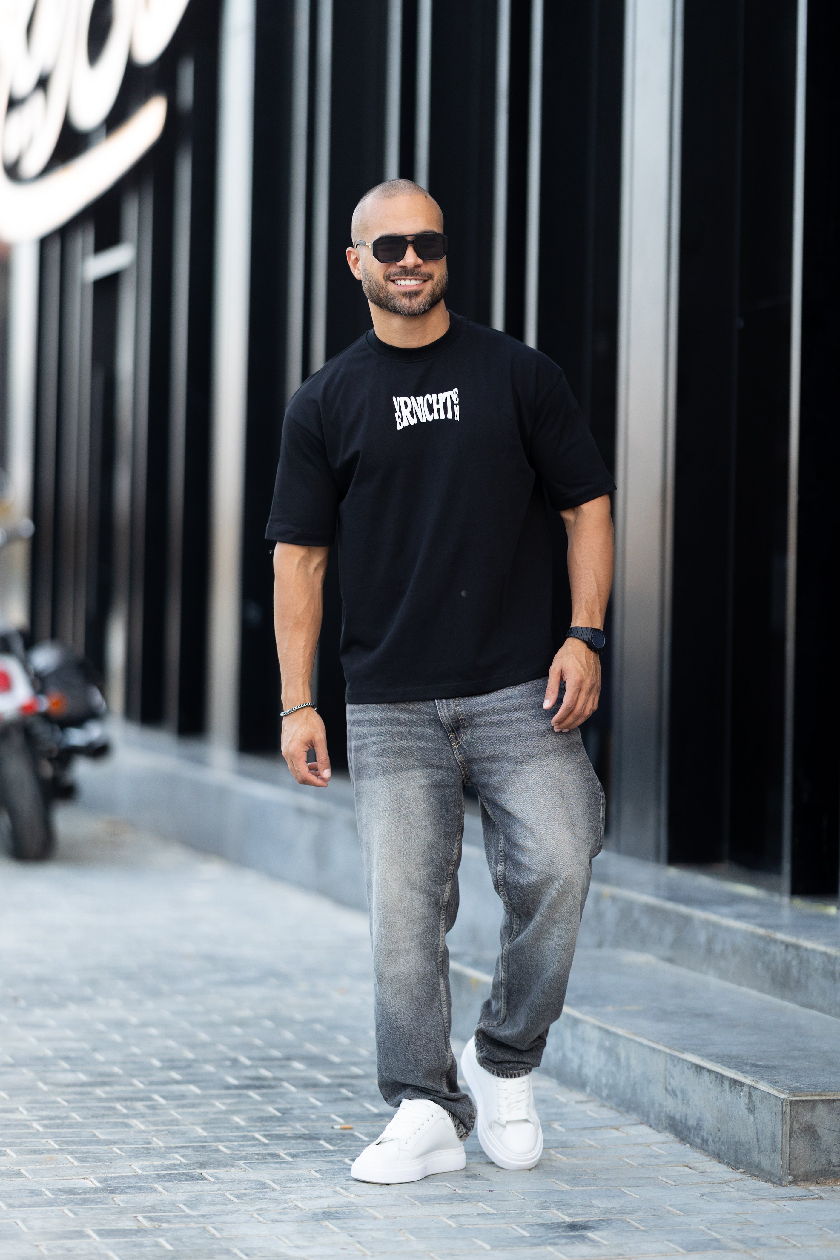 Relaxed Fit T-shirt With Printed/3337