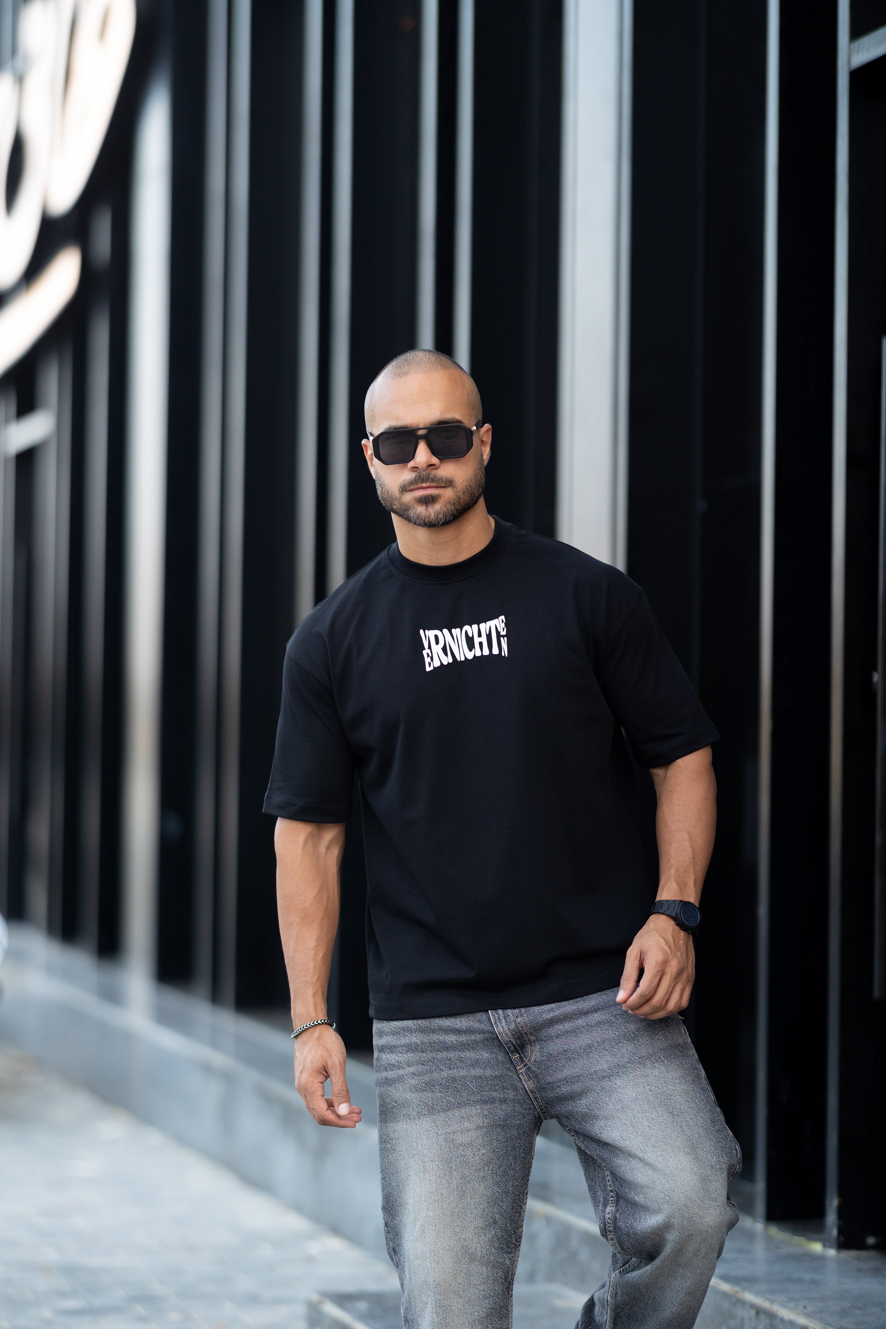 Relaxed Fit T-shirt With Printed/3337