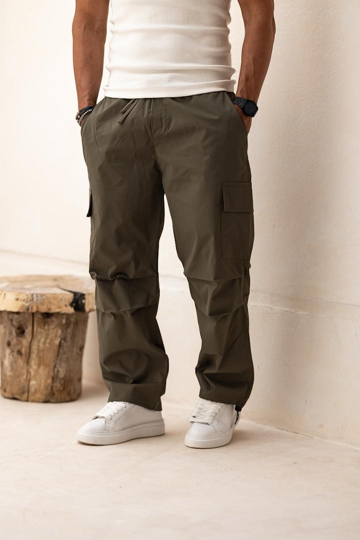Basic Wide Leg Cargo Pant/3215