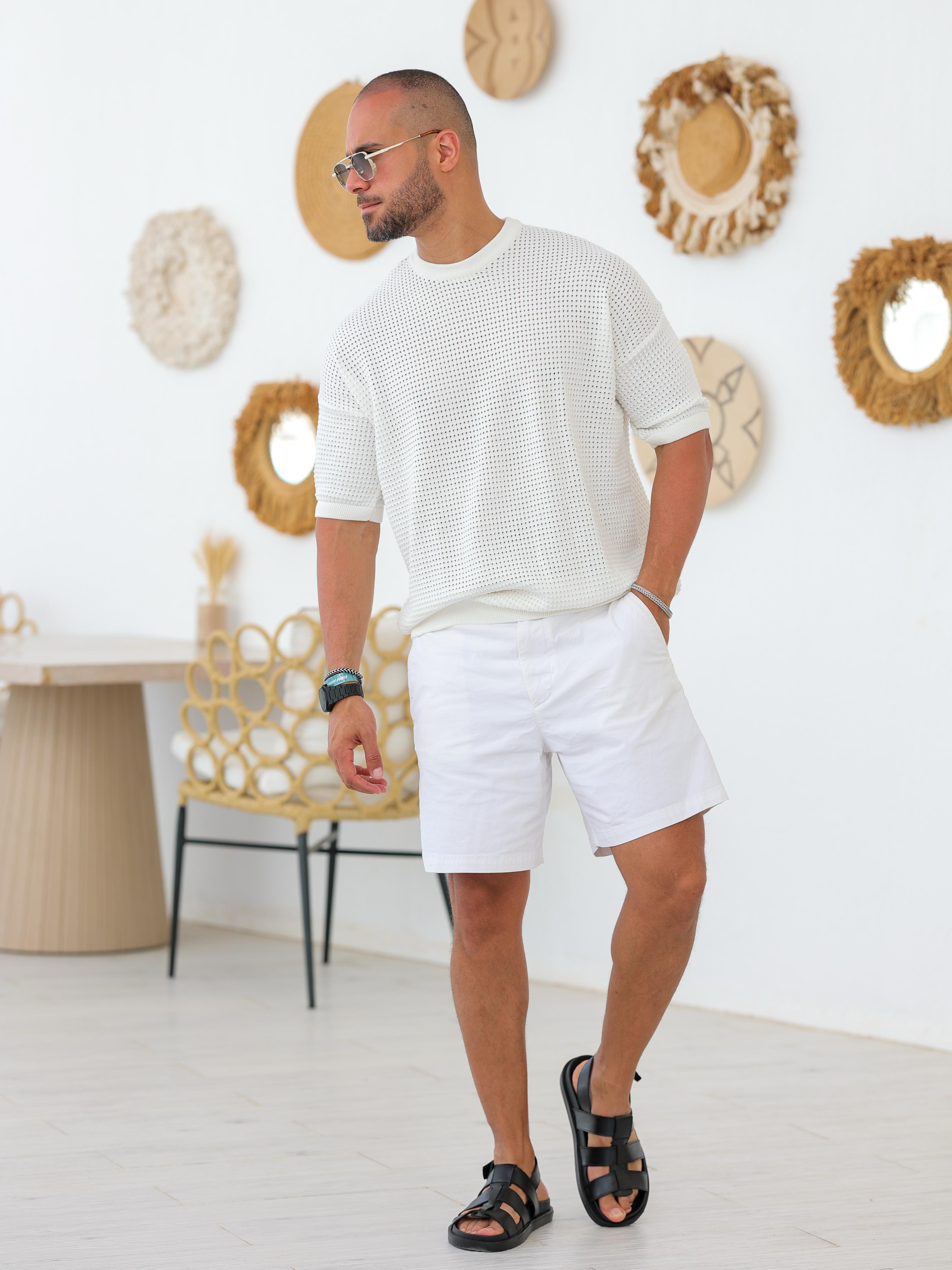 Basic Oversize Knitwear T-shirt/5001