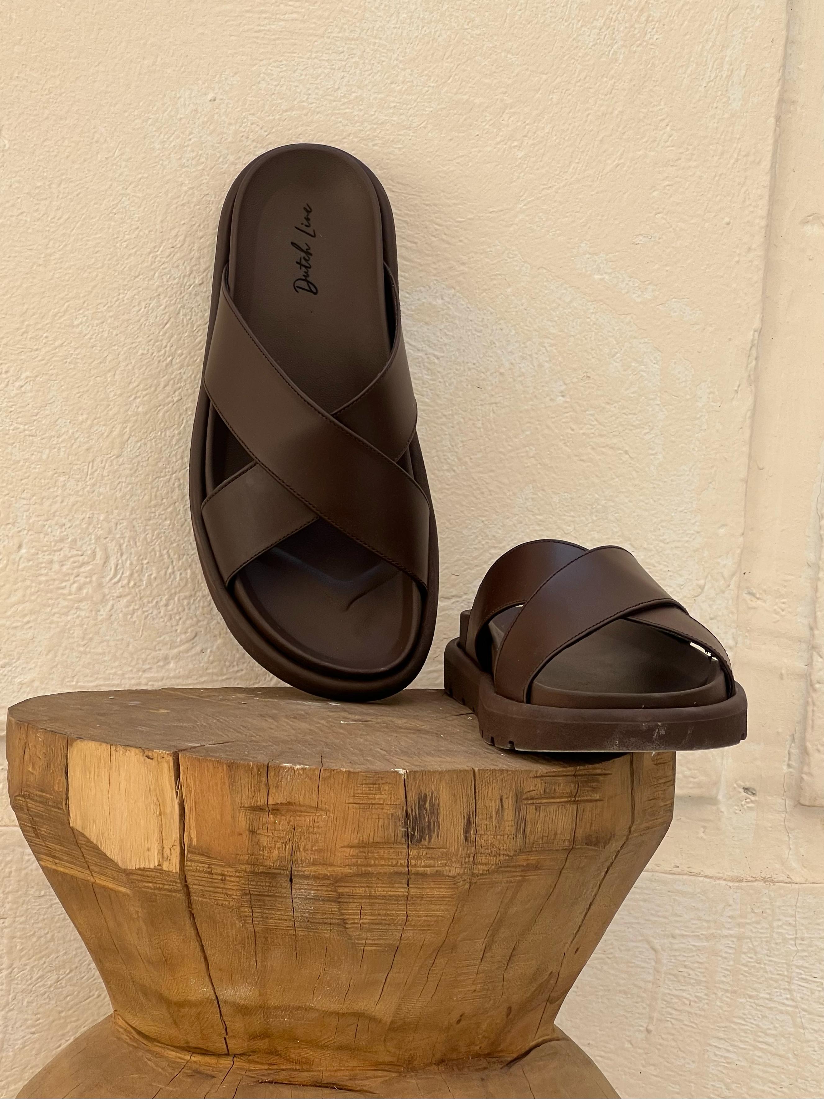 Basic Leather Slipper/5602