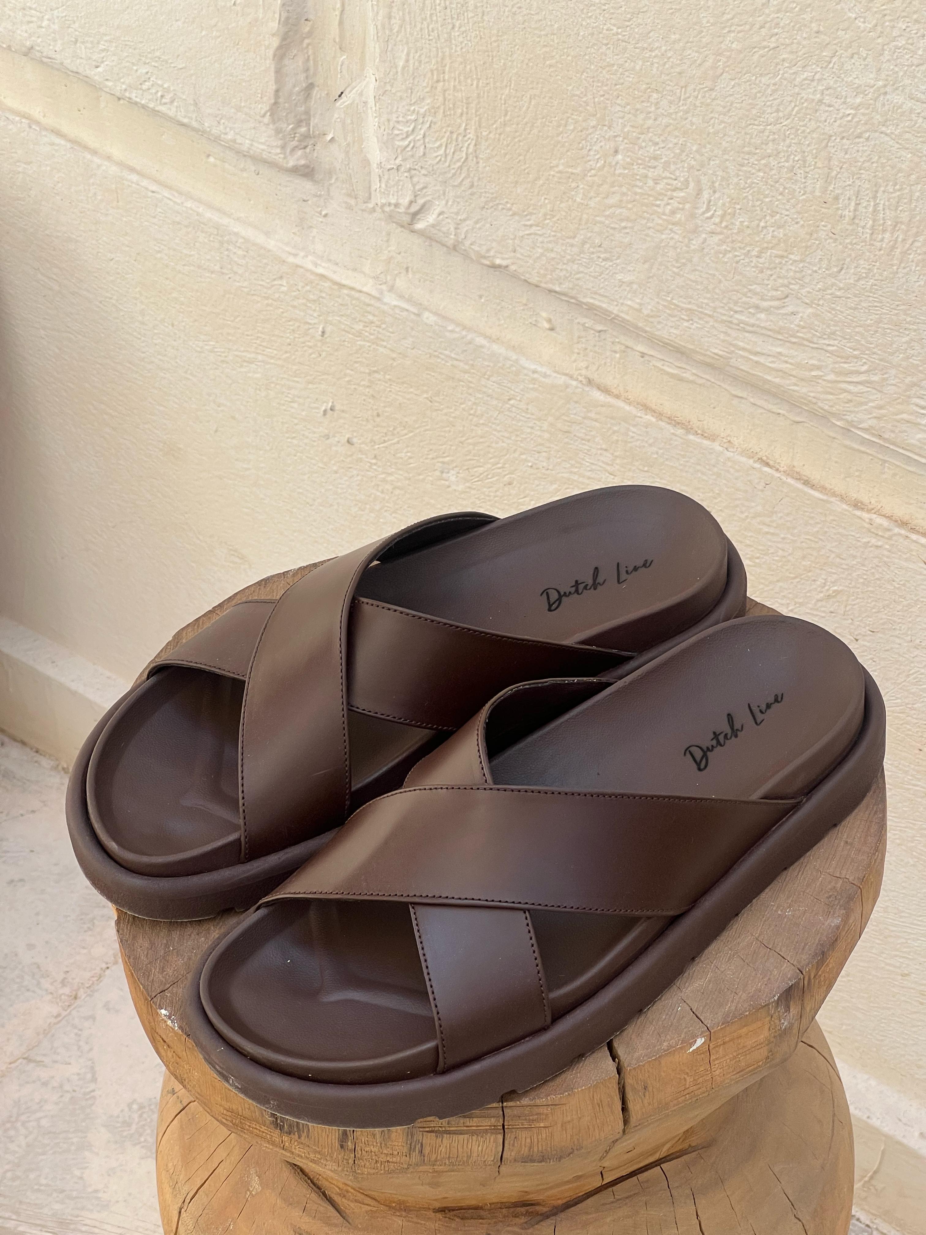 Basic Leather Slipper/5602