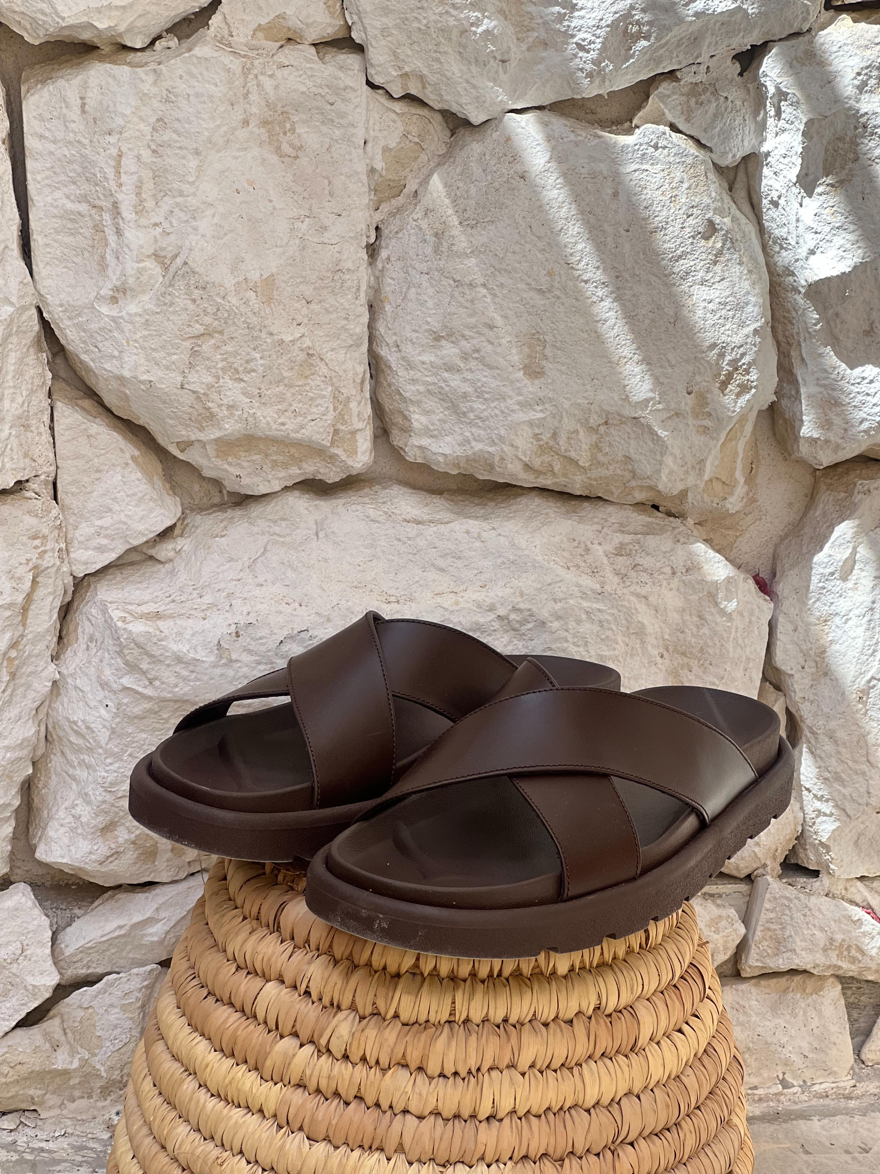 Basic Leather Slipper/5602