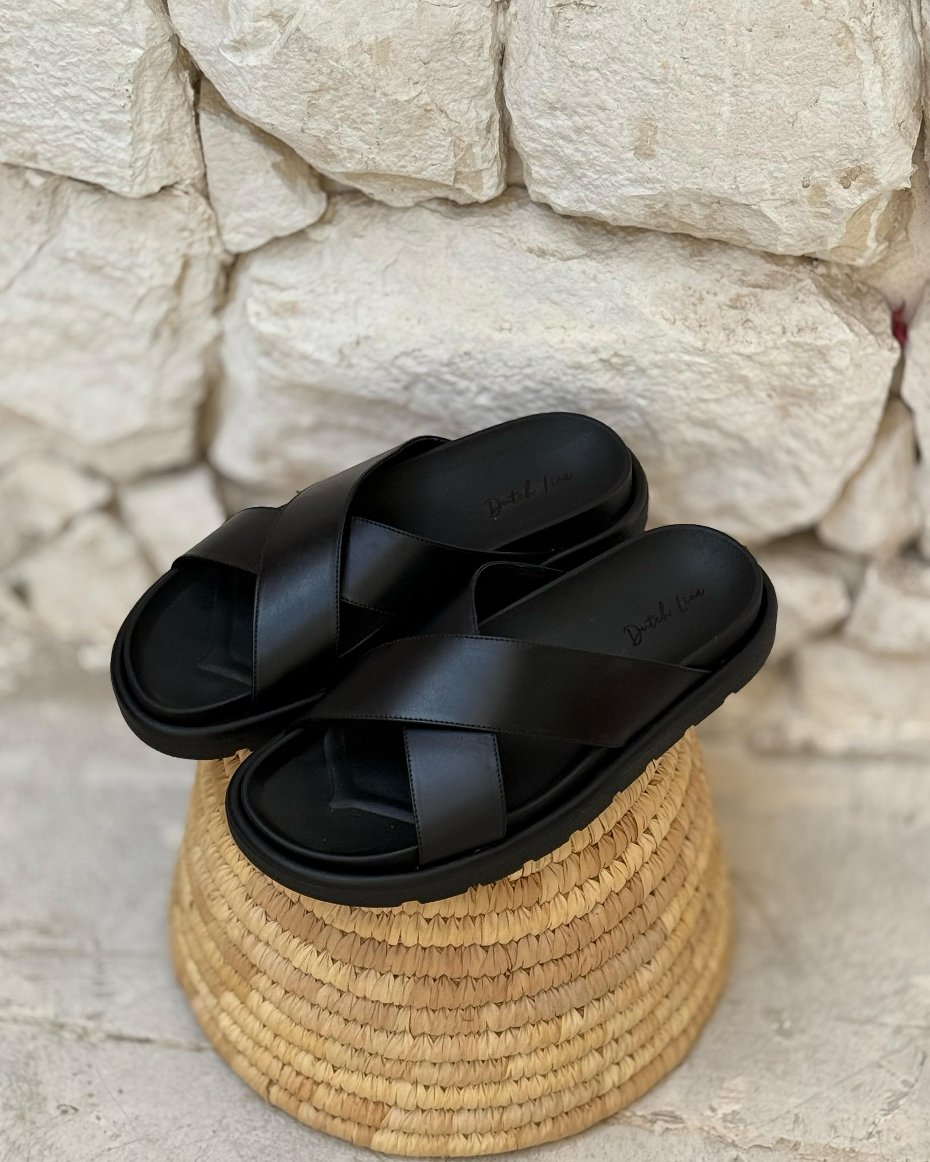 Basic Leather Slipper/5602
