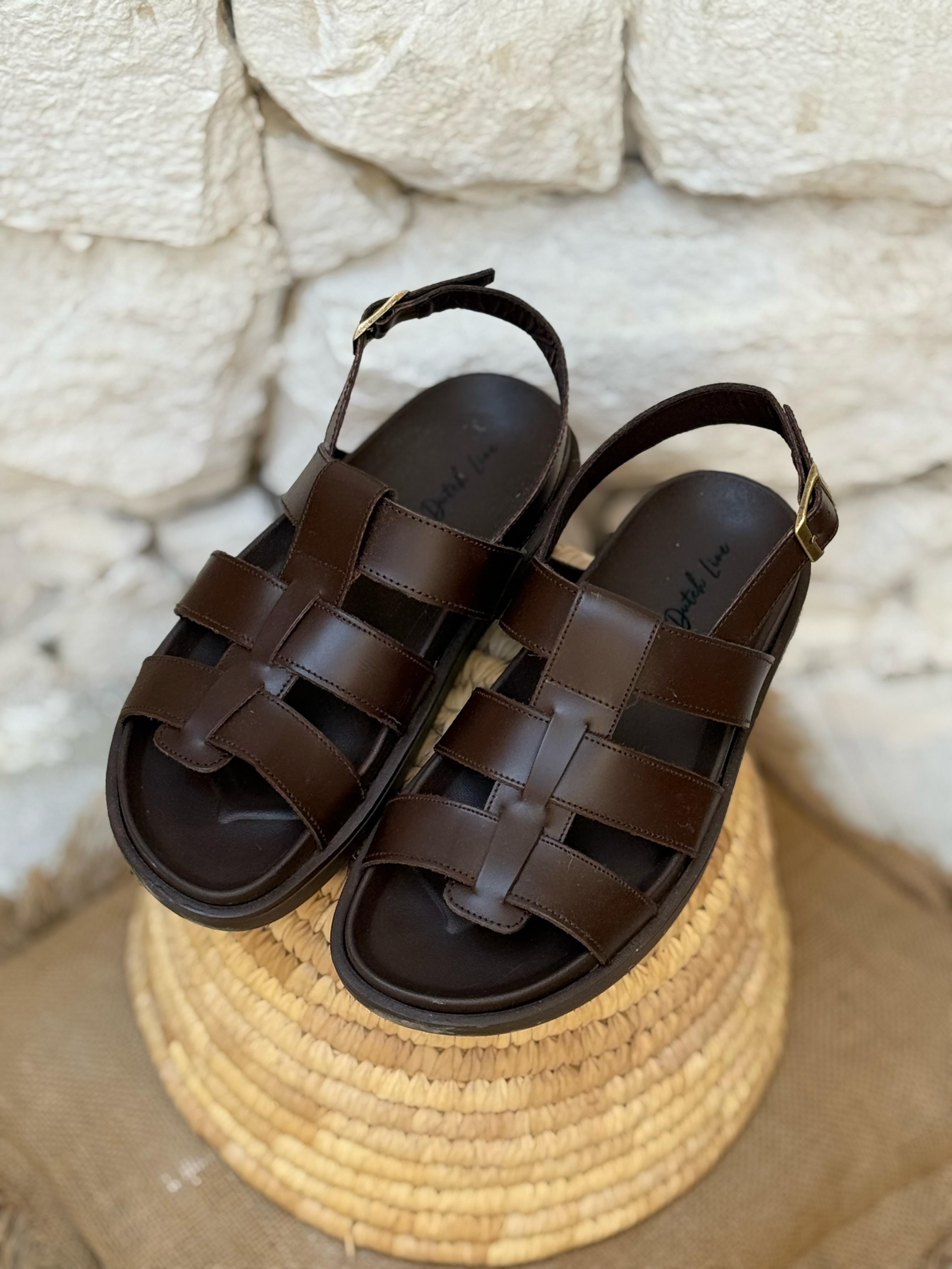 Basic Leather Sandal/5603