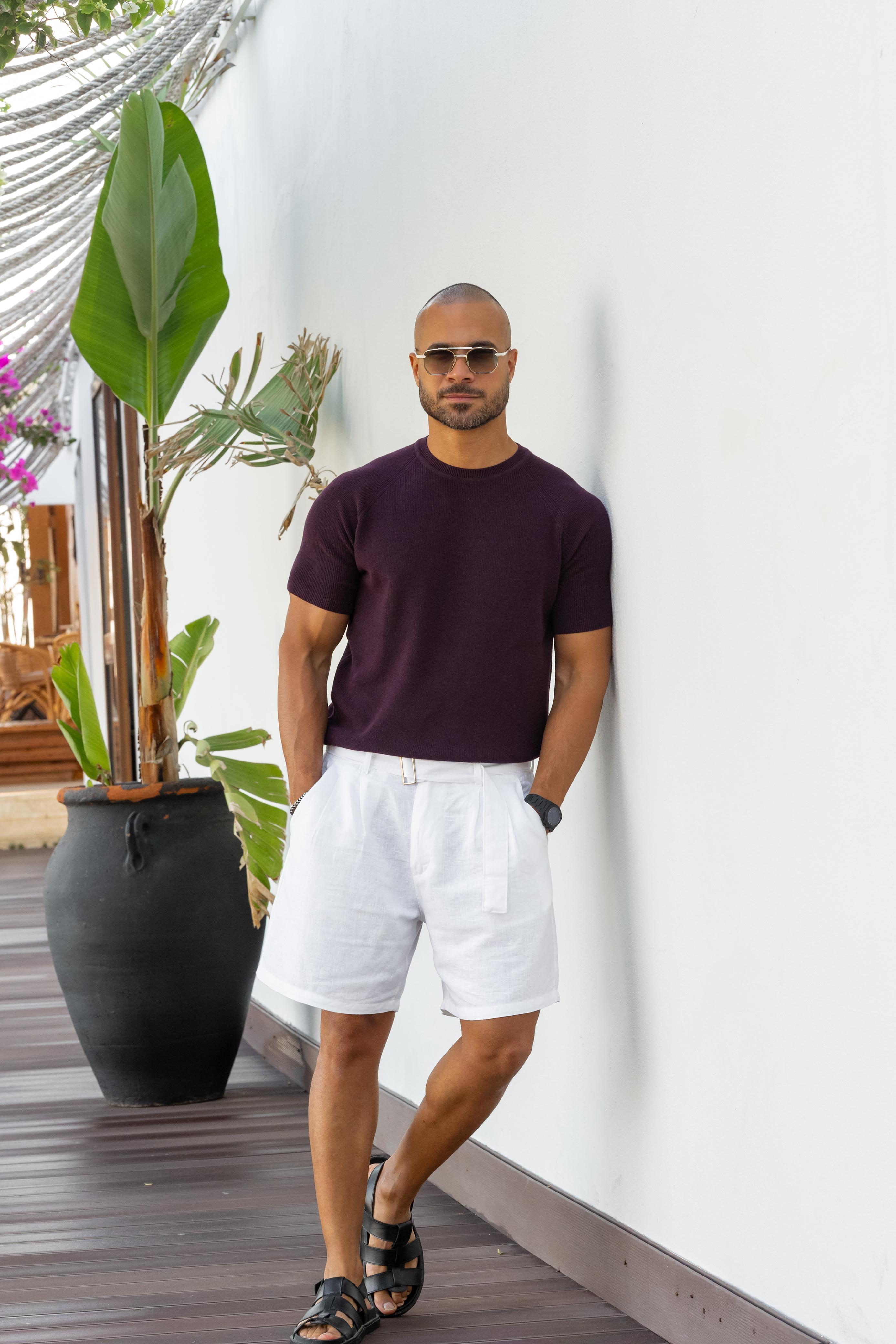Basic Regular Fit Knitwear T-shirt/5011
