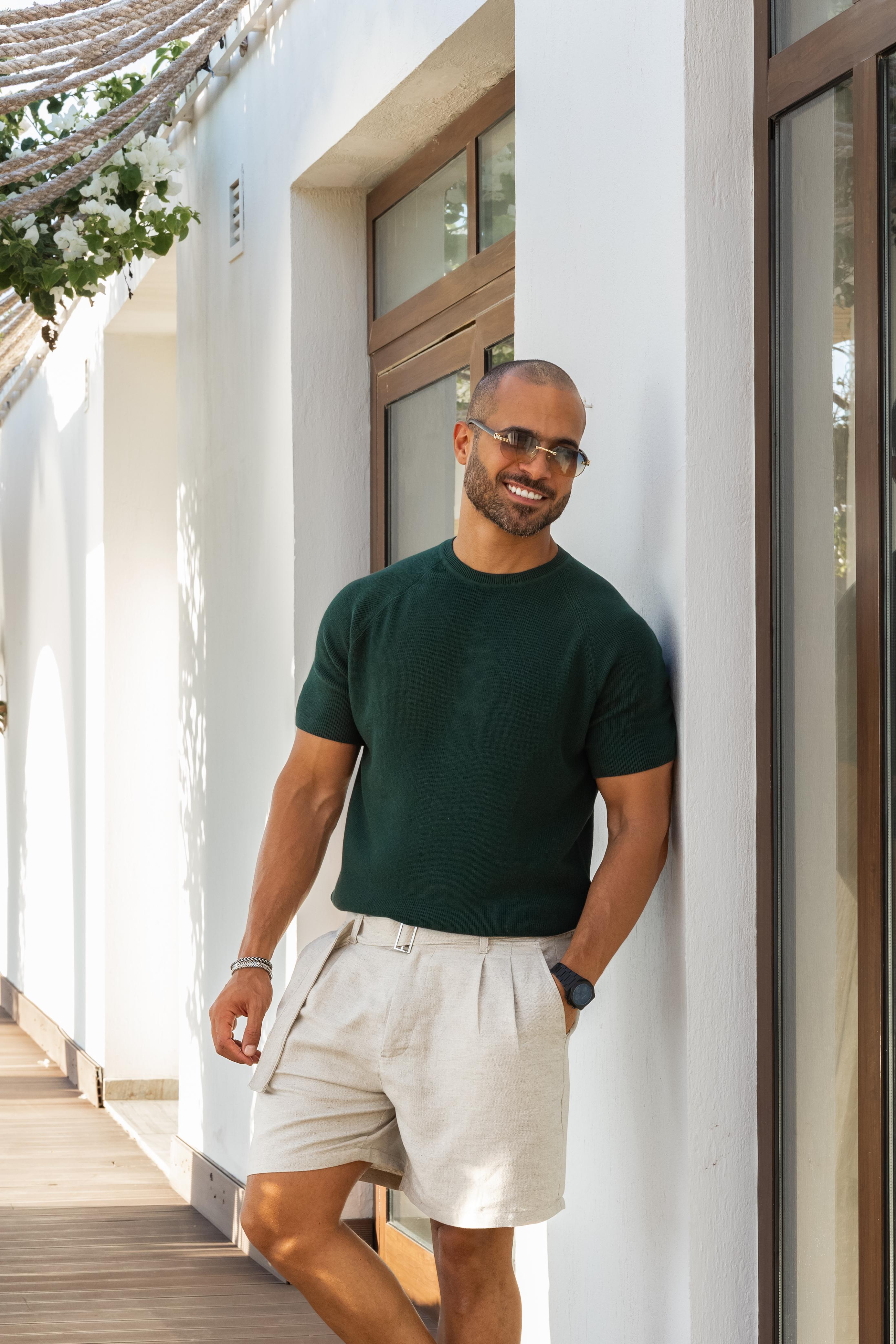 Basic Regular Fit Knitwear T-shirt/5011