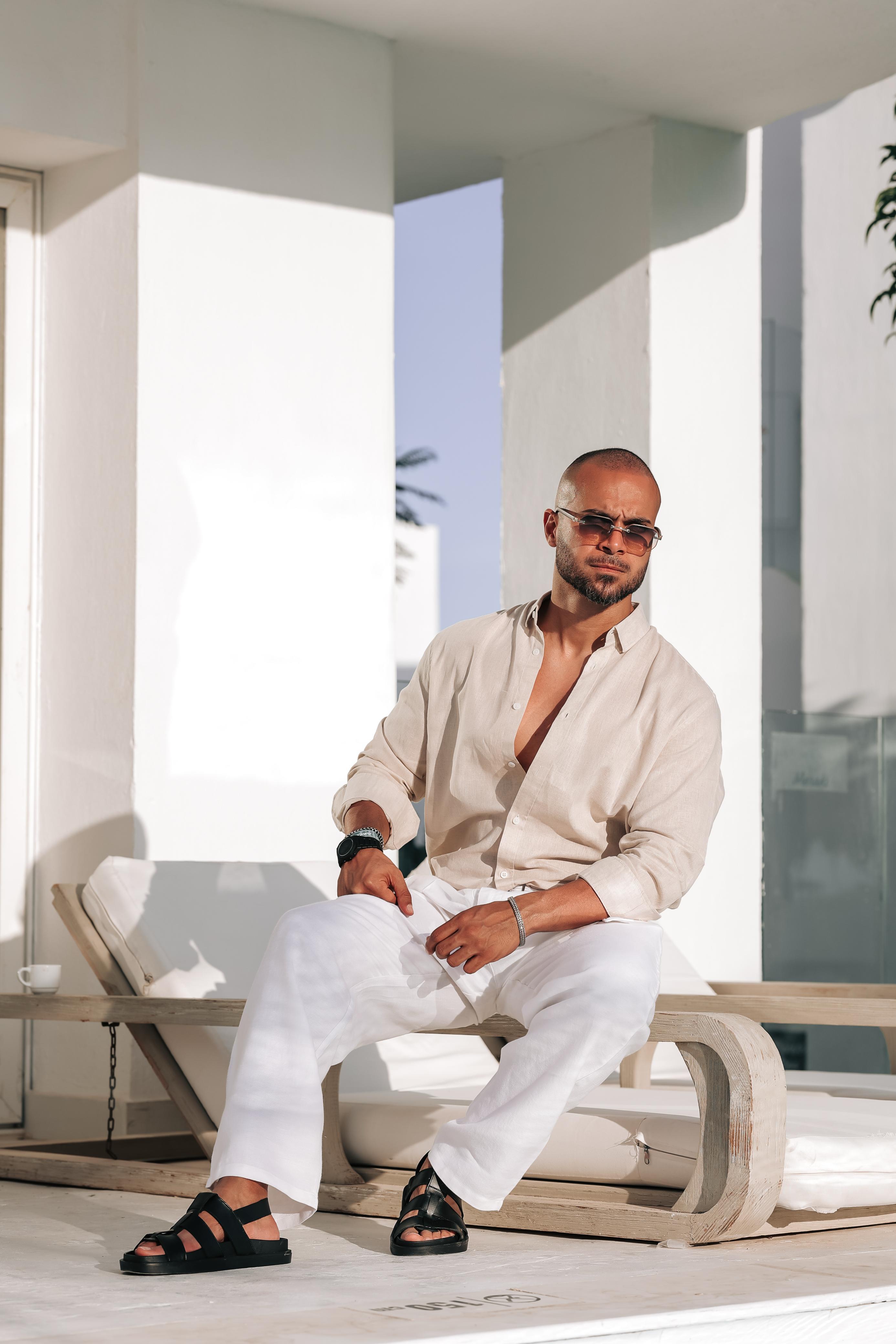 Basic Linen Shirt long sleeves/2303