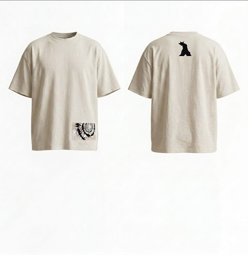 Oversized Ripped Rebel T-Shirt 3379
