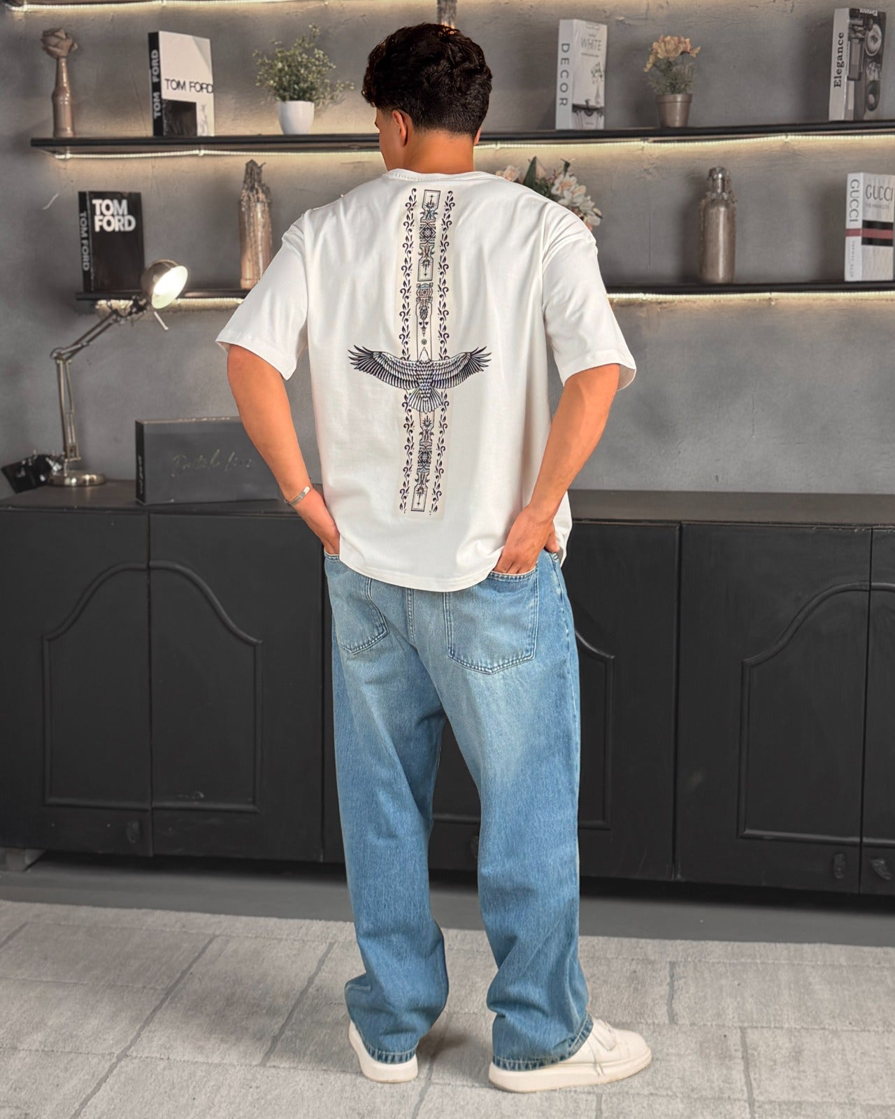 Shadow Eagle Oversized T-shirt 3381