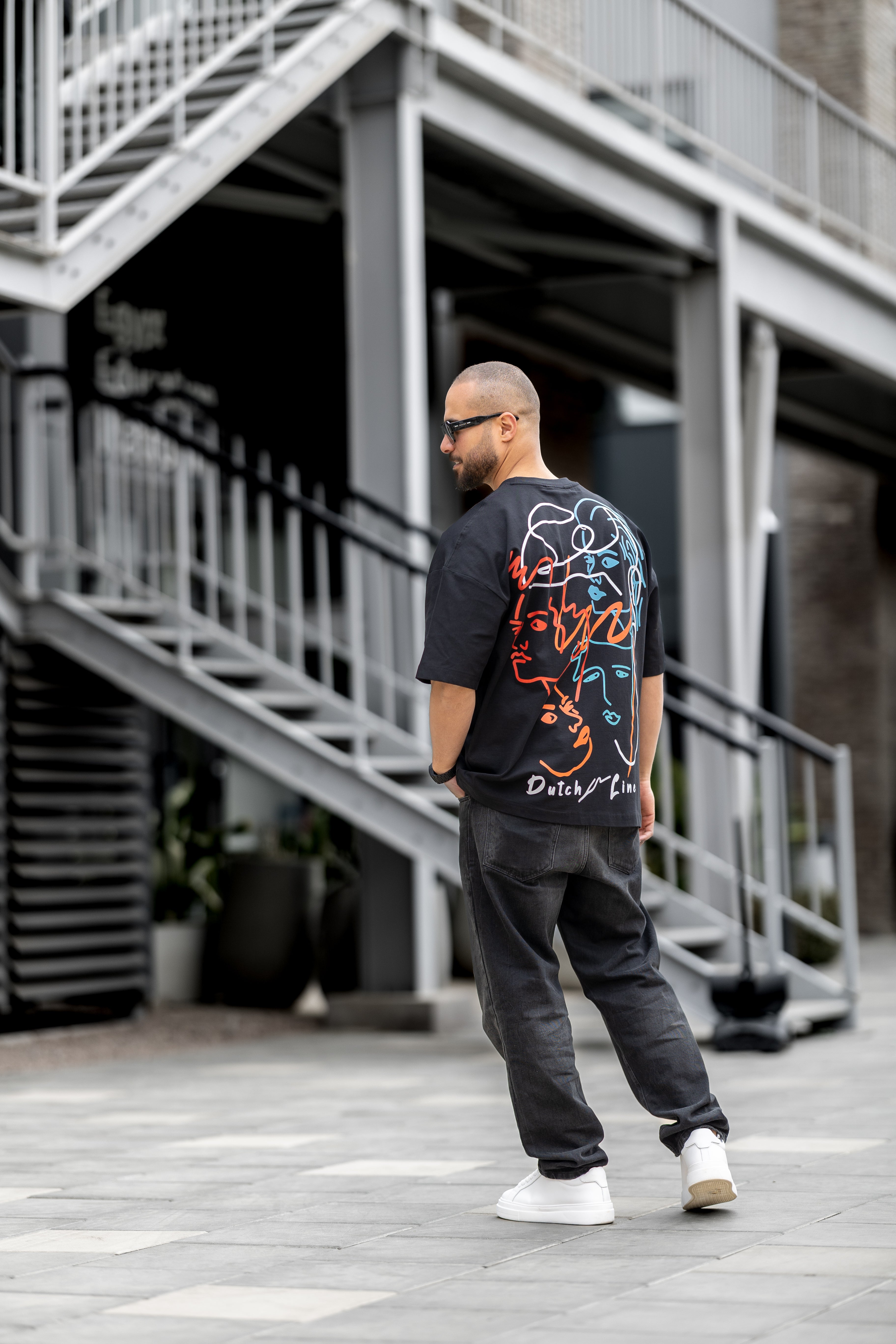 Oversize T-shirt With Printed/3308