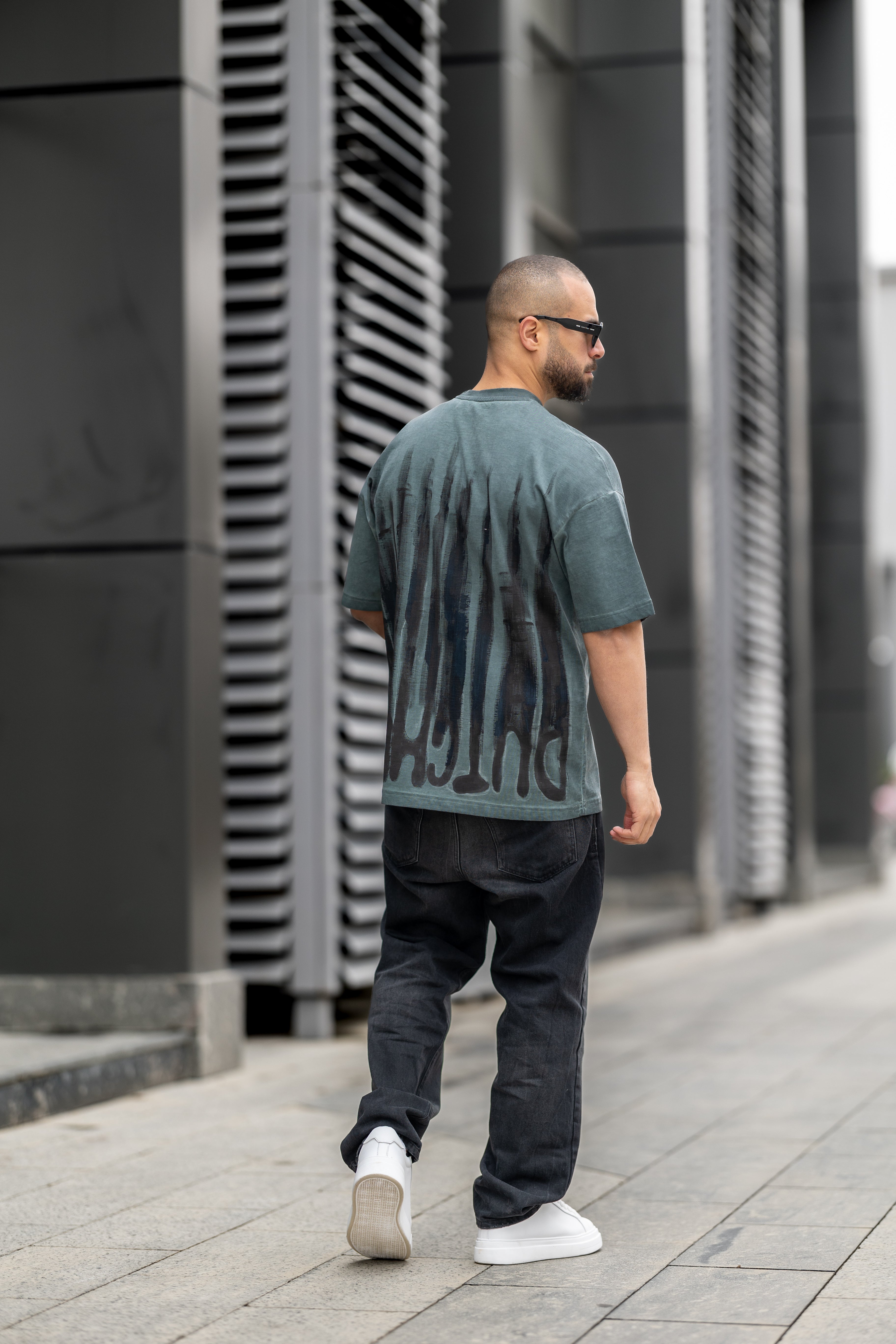 Printed Oversized T-shirt/3320