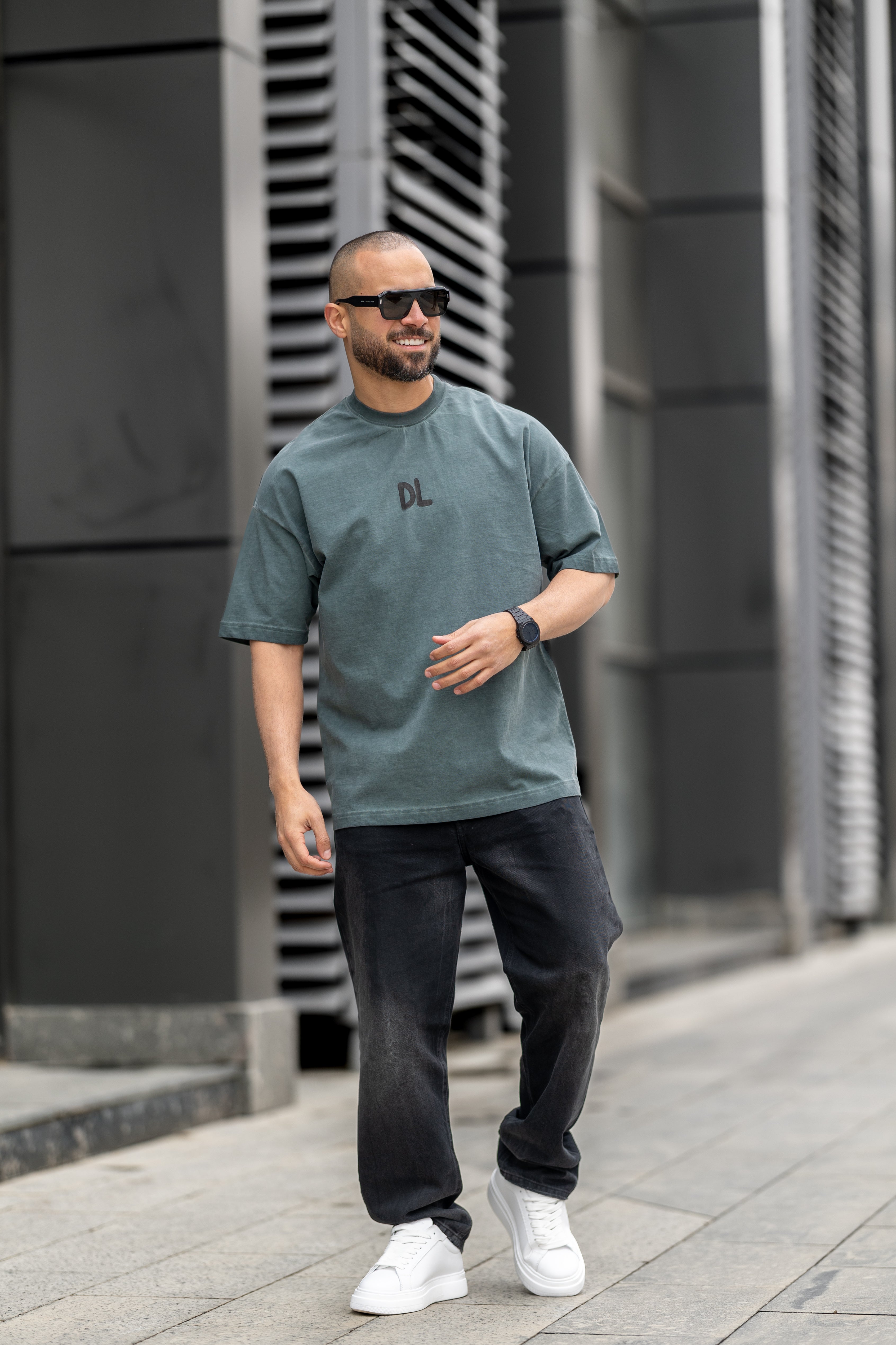 Printed Oversized T-shirt/3320