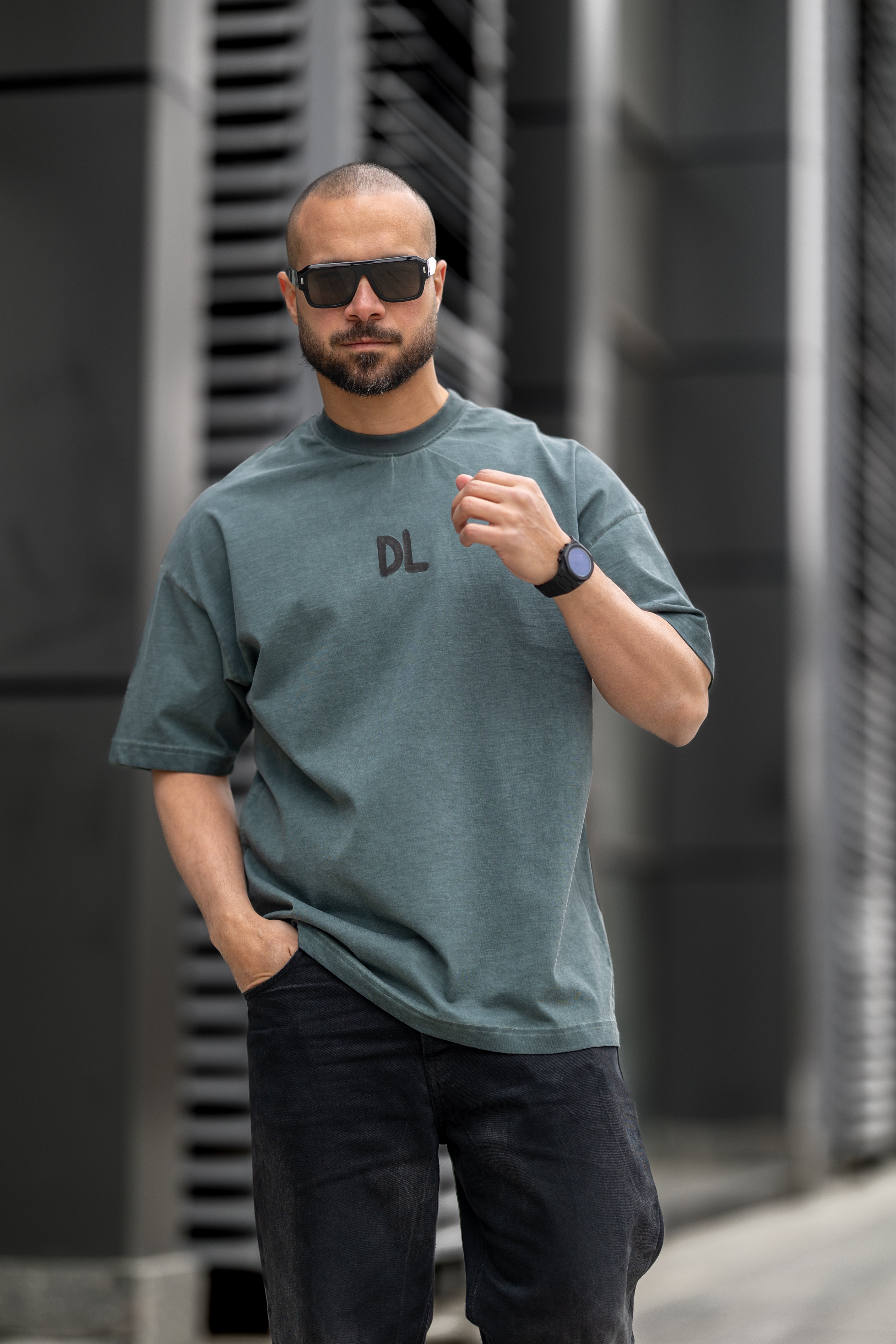 Printed Oversized T-shirt/3320