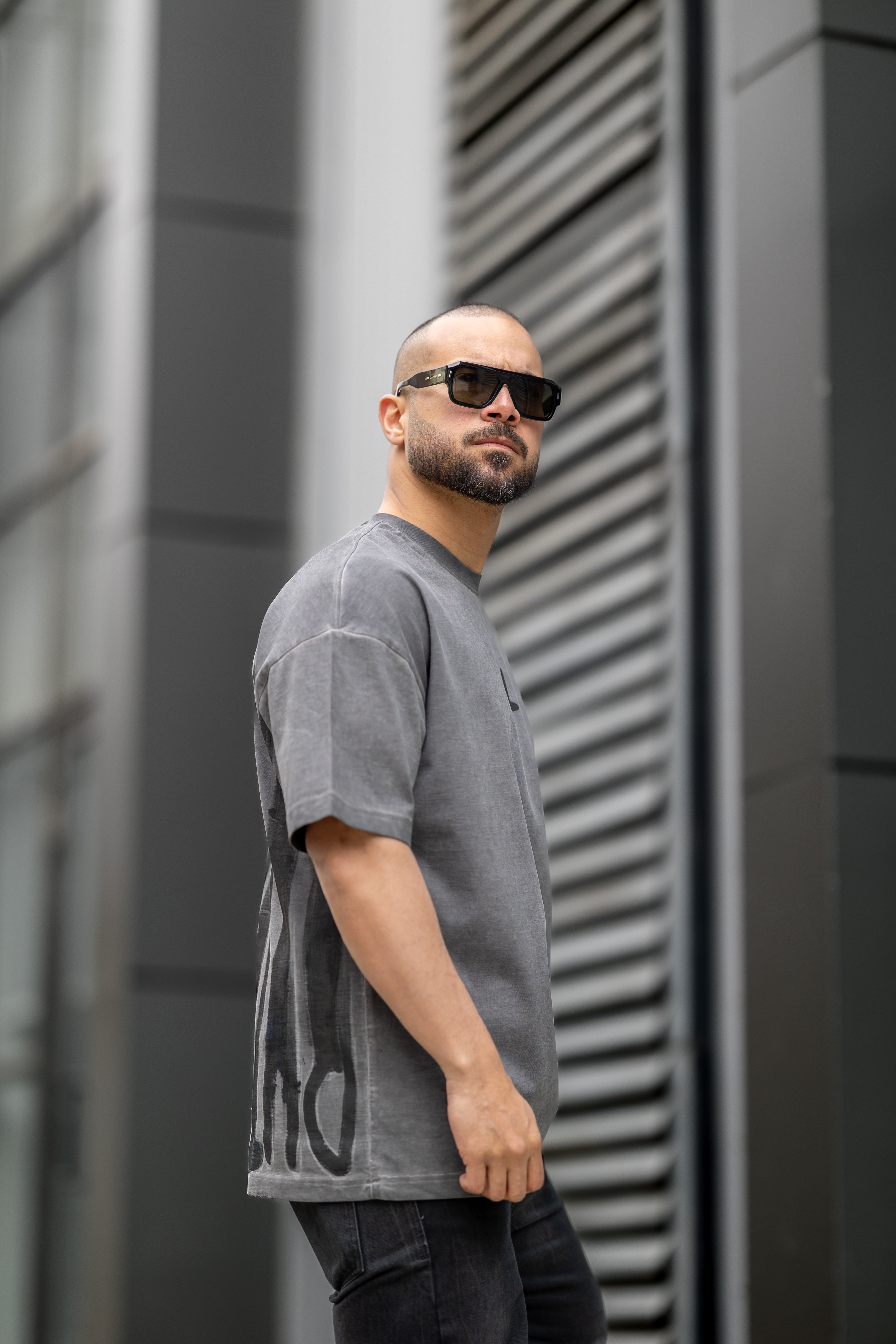 Printed Oversized T-shirt/3320