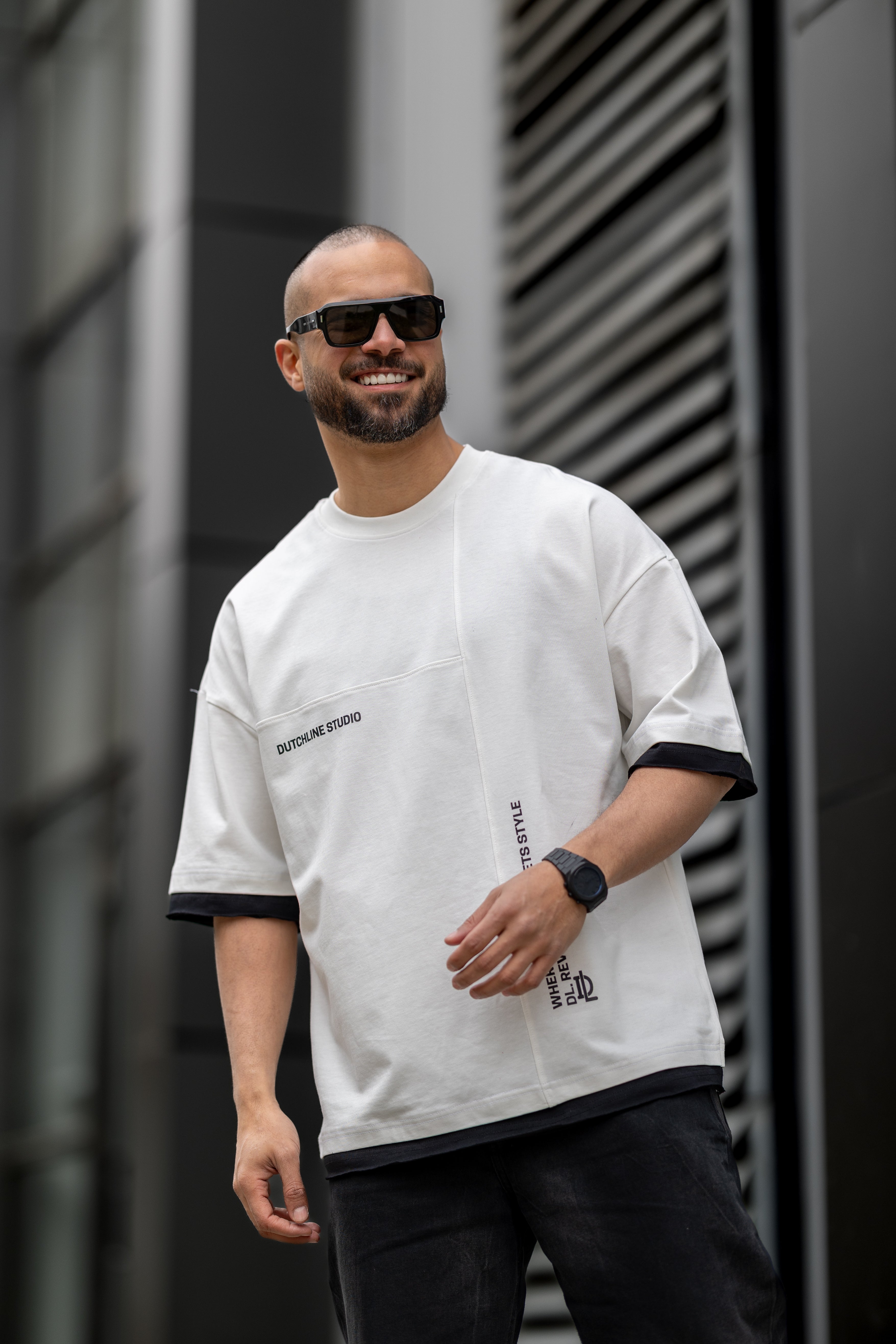 Relaxed Fit T-shirt With Printed/3312