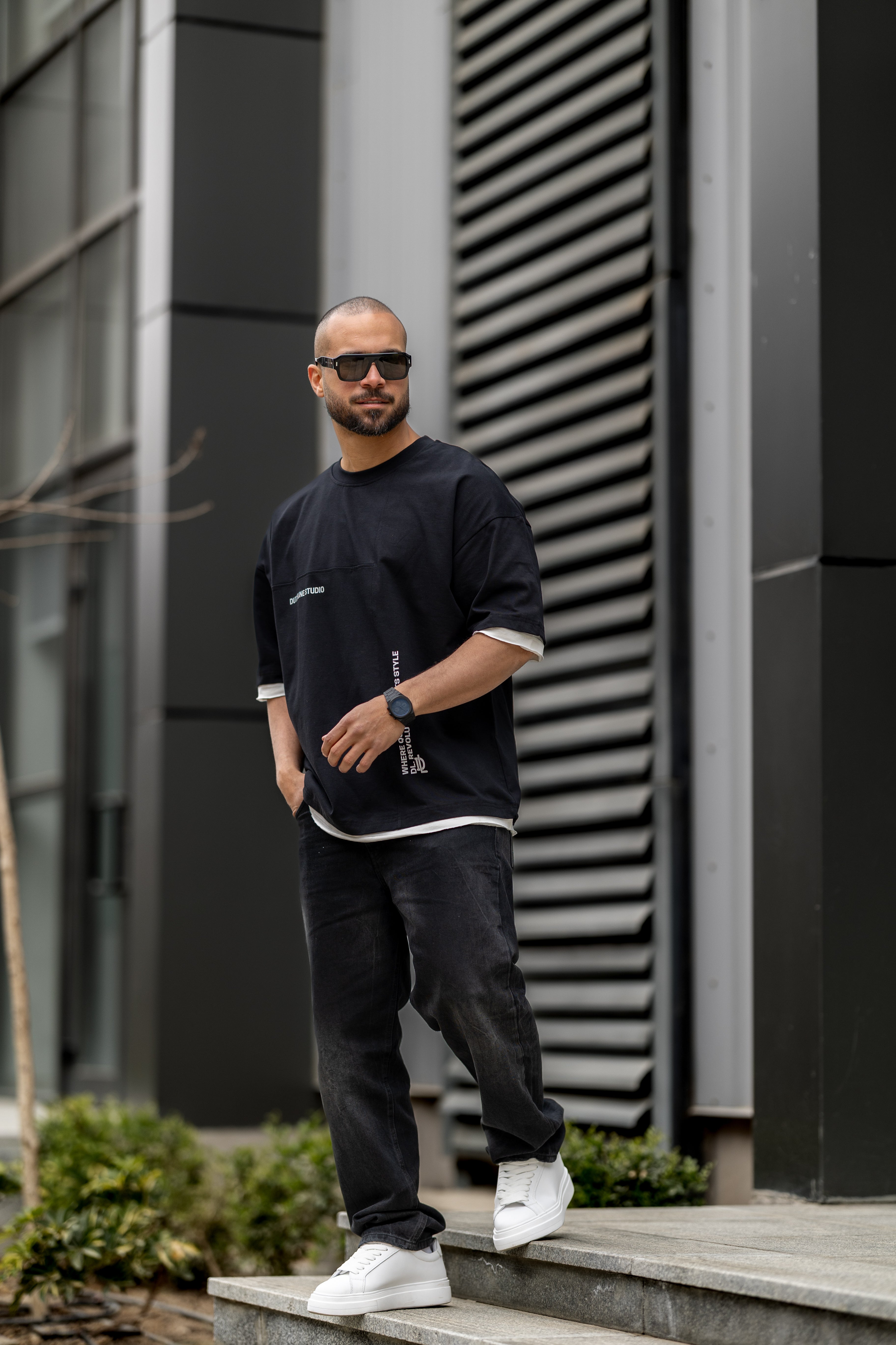 Relaxed Fit T-shirt With Printed/3312