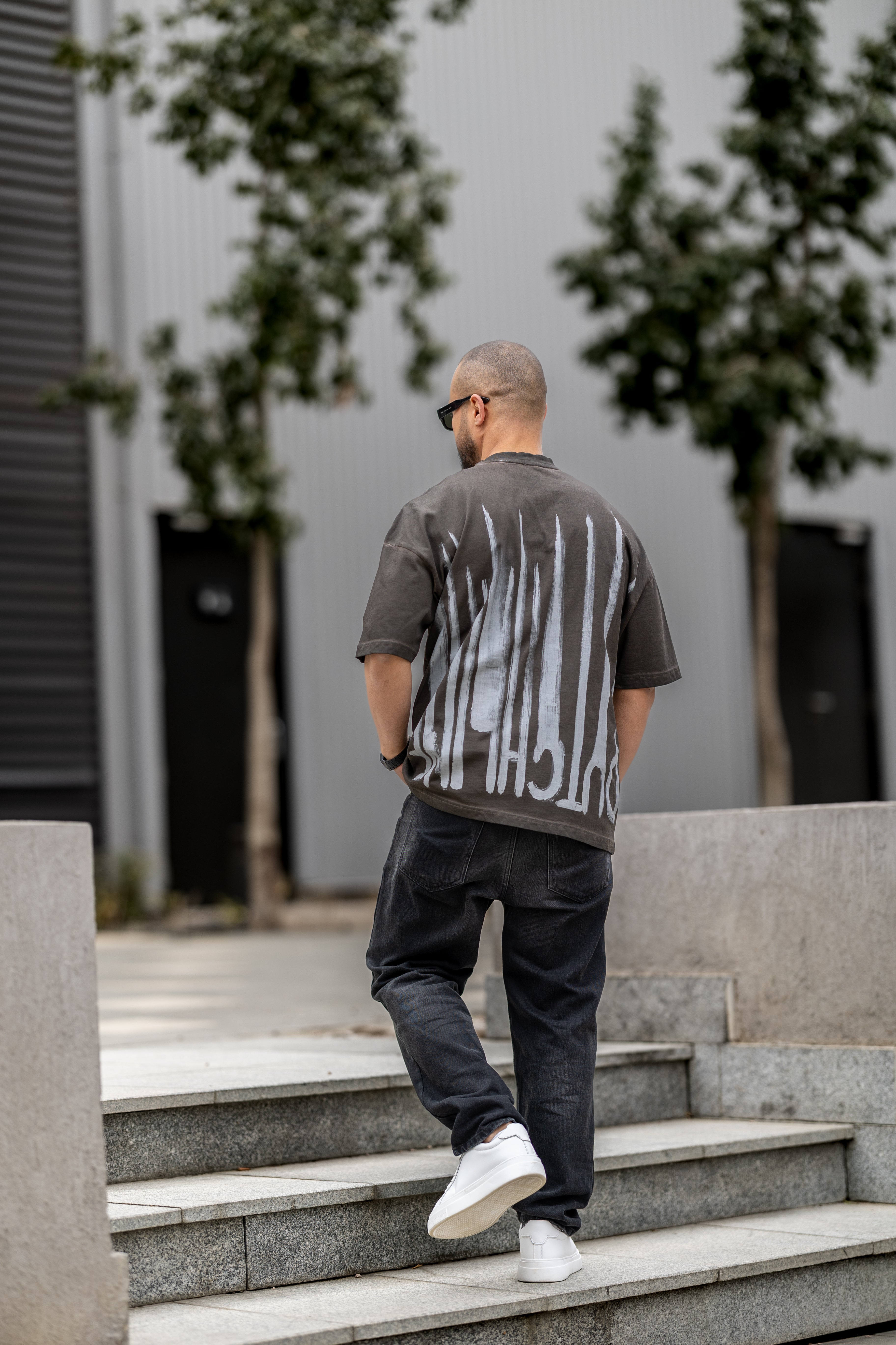 Printed Oversized T-shirt/3320