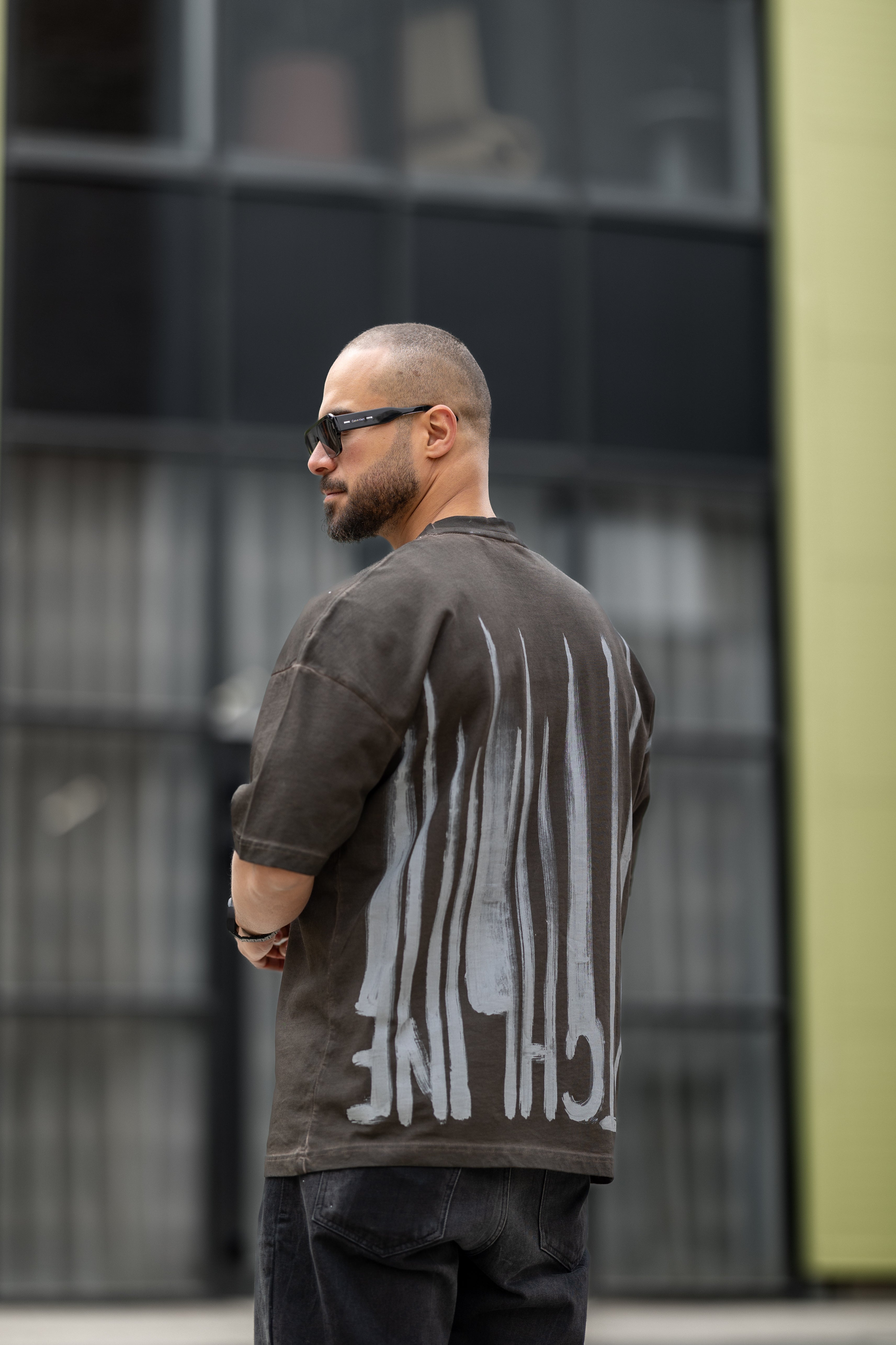 Printed Oversized T-shirt/3320