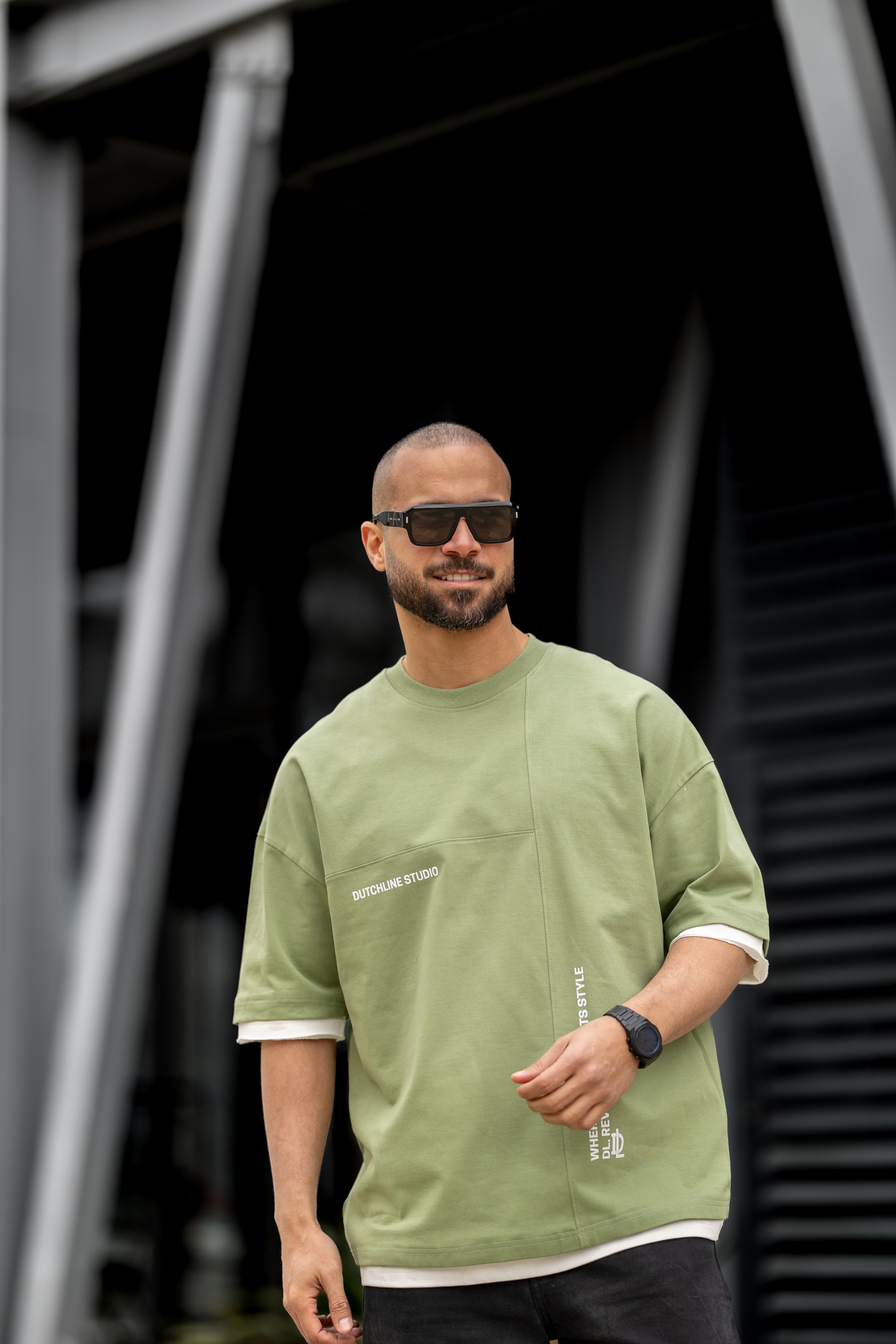 Relaxed Fit T-shirt With Printed/3312
