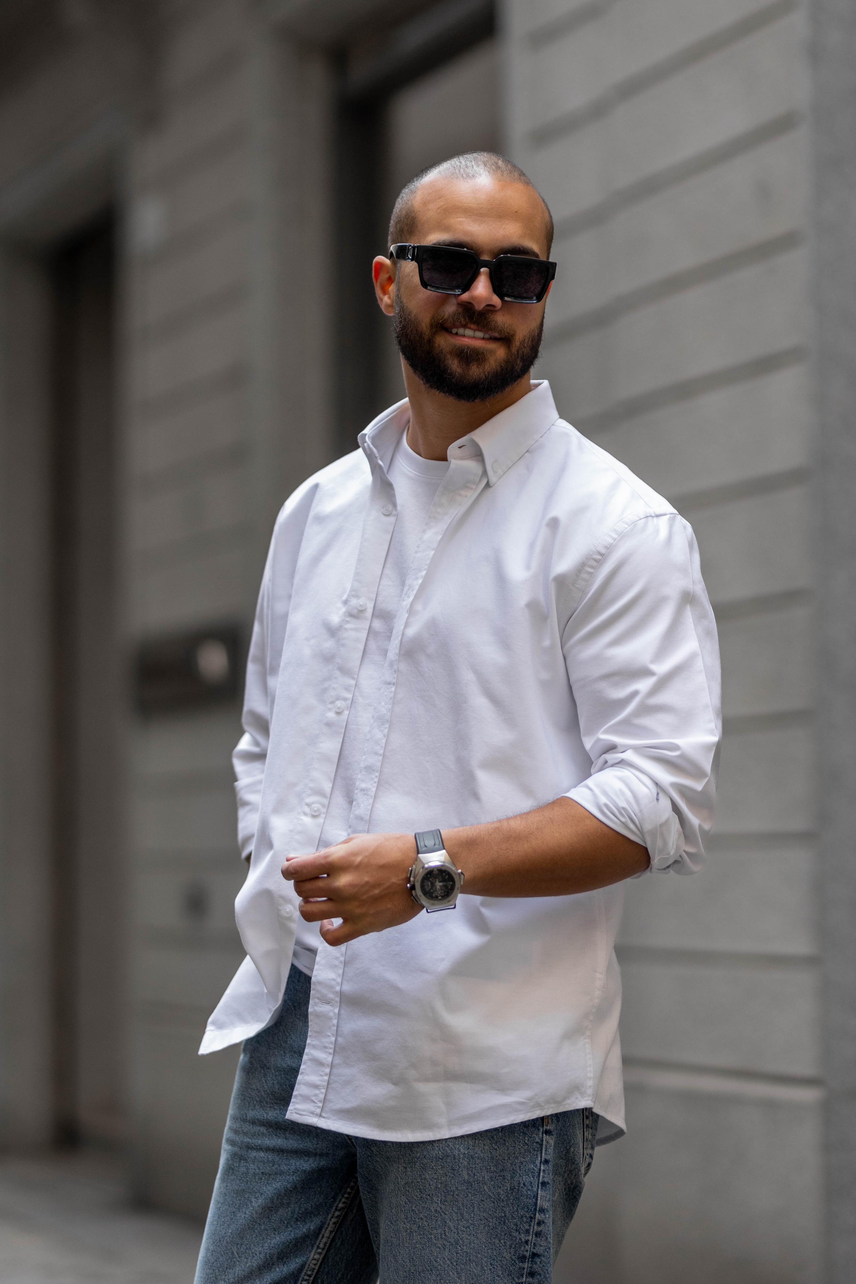 Basic oxford shirt Long sleeve/2330