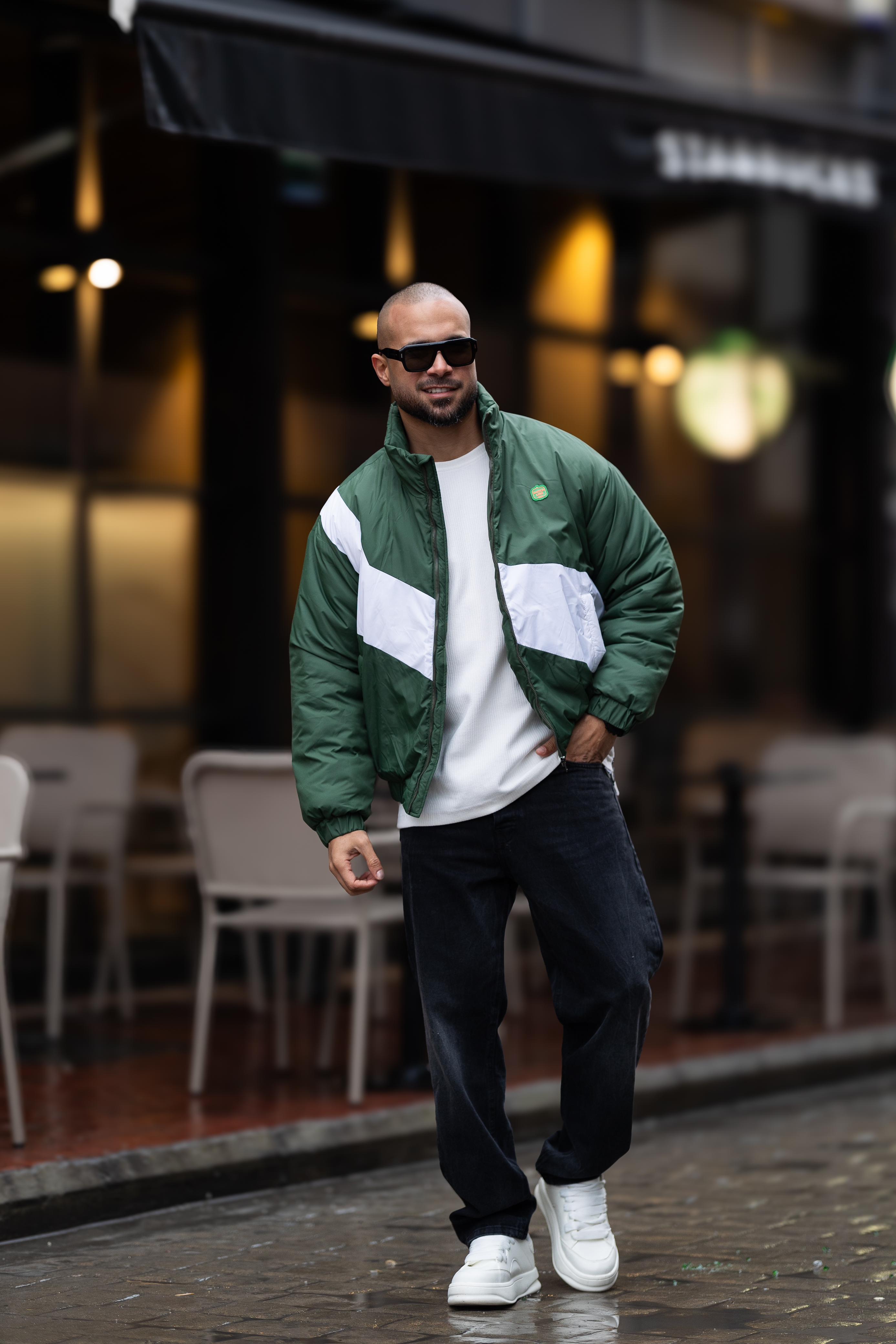 puffer jacket with logo Dutch Line/3447