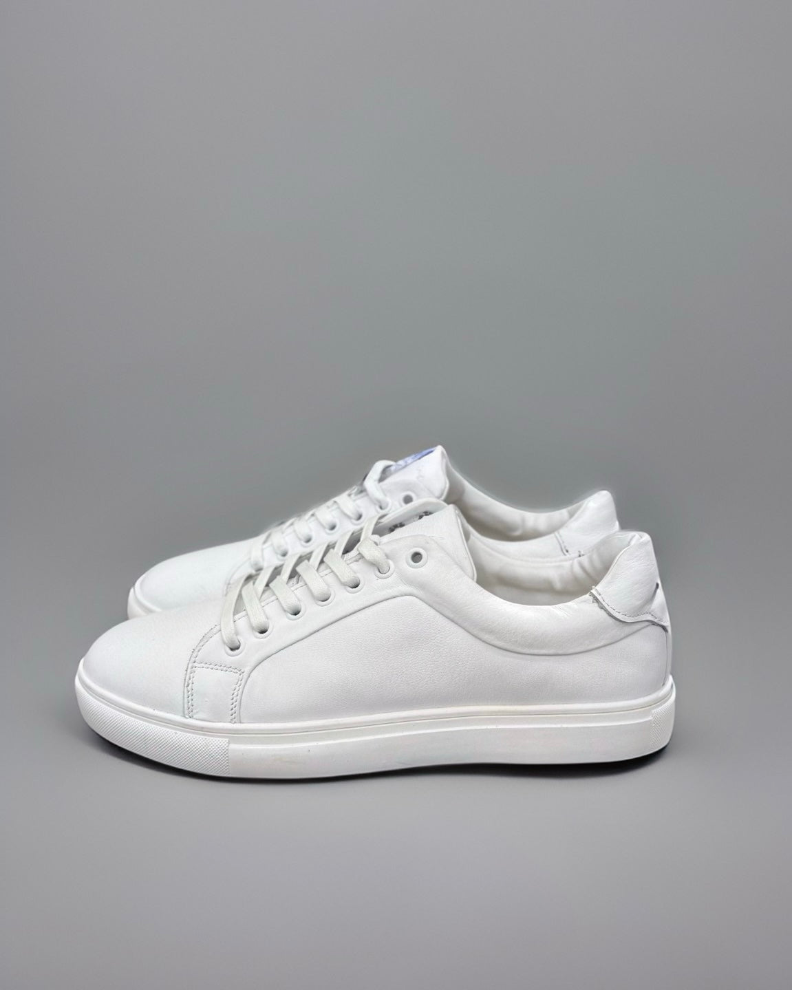Basic Leather Flat Sneaker Shoes/5420