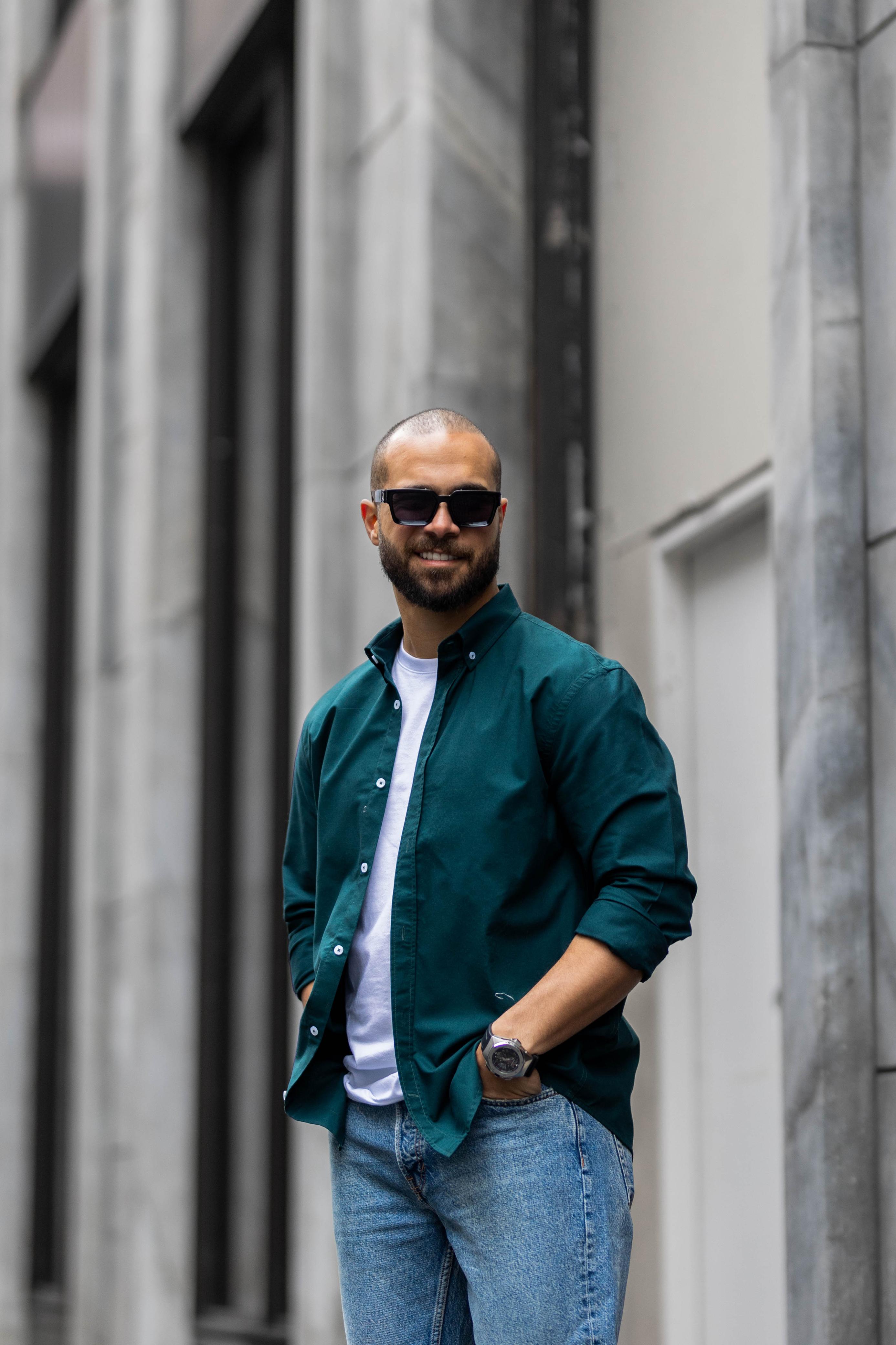 Basic oxford shirt Long sleeve/2330